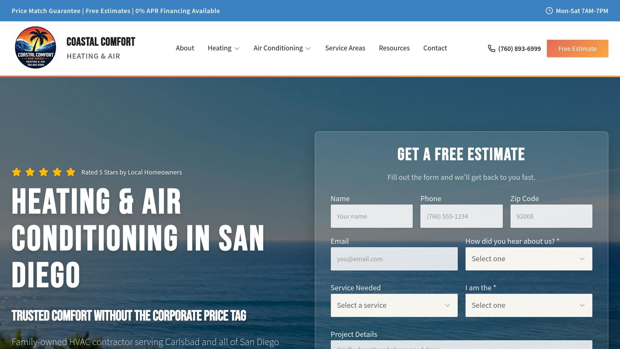 Coastal Comfort San Diego Heating and Air