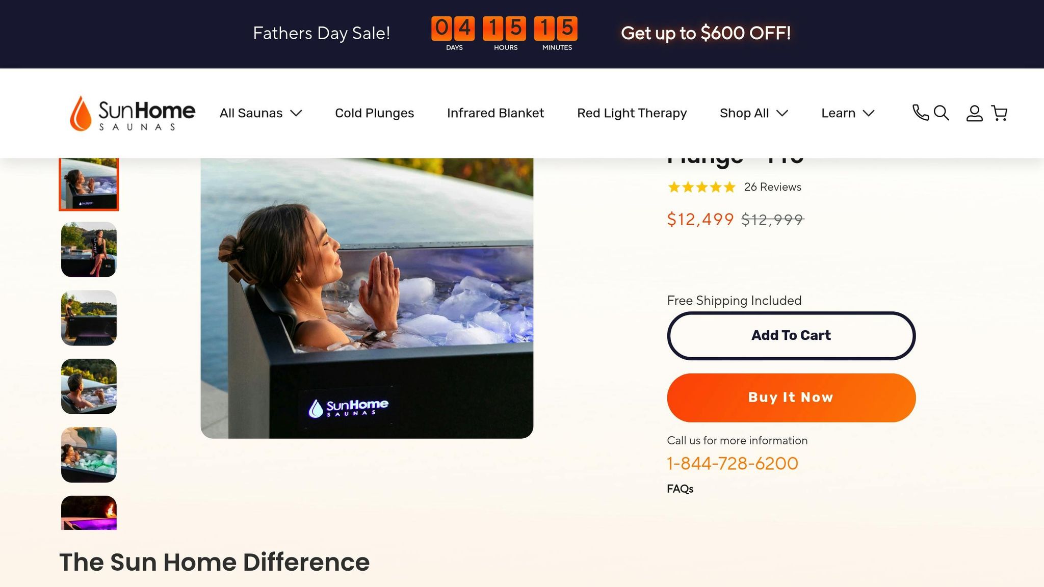 Sun Home Cold Plunge Pro