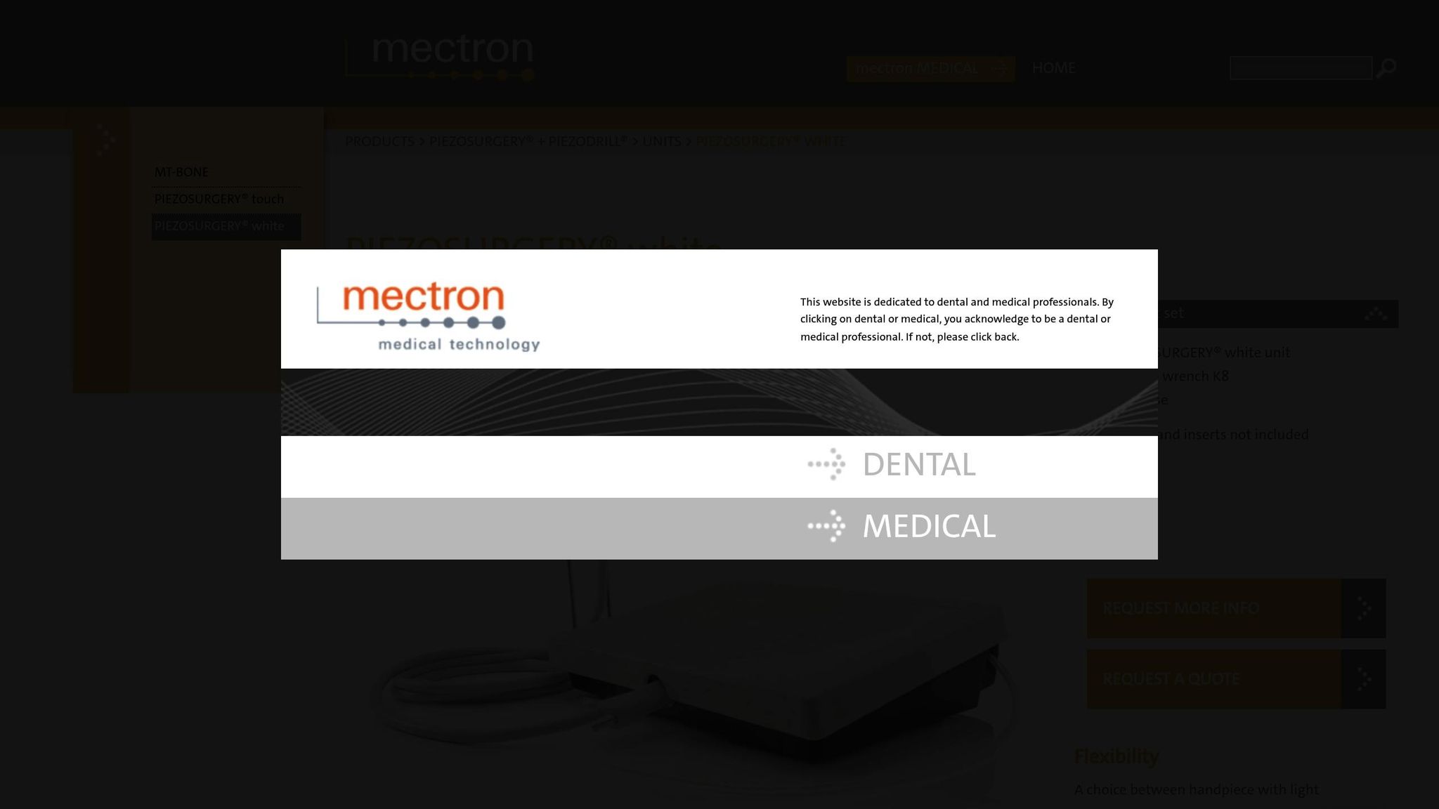 Piezosurgery white by Mectron