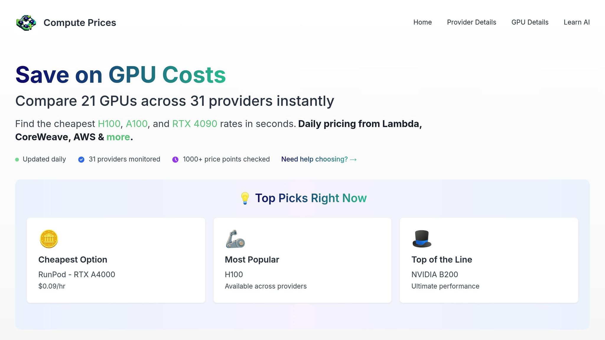 ComputePrices.com