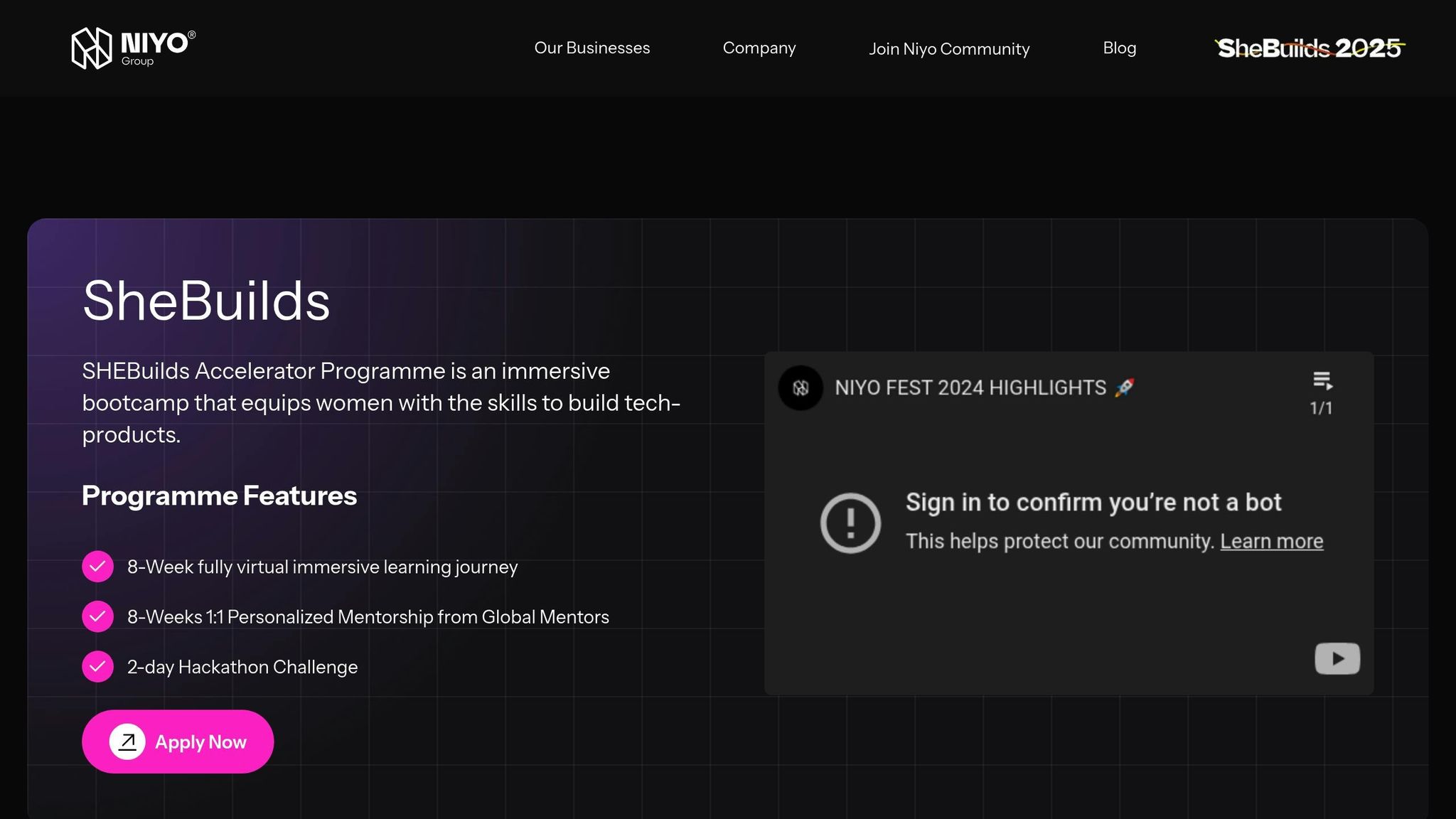 Niyo Labs Tech Connect