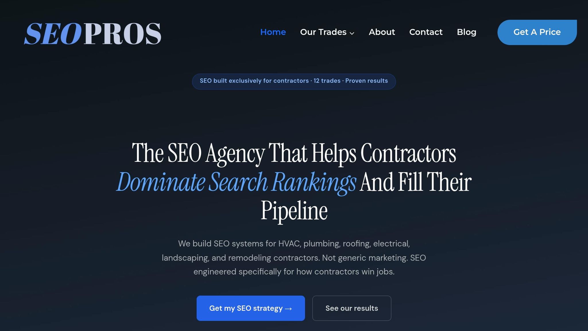 Contractor SEO Agency