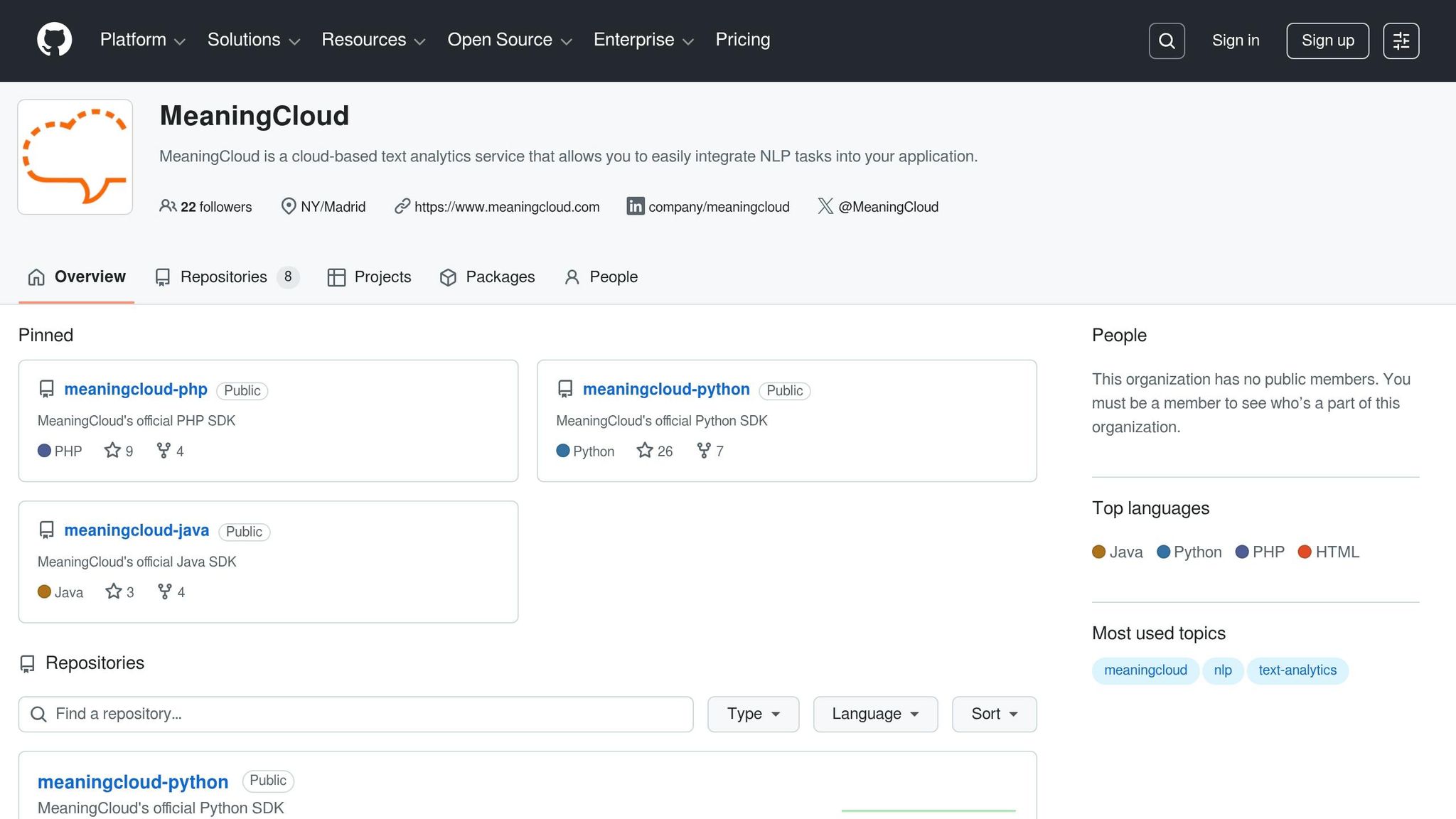 MeaningCloud