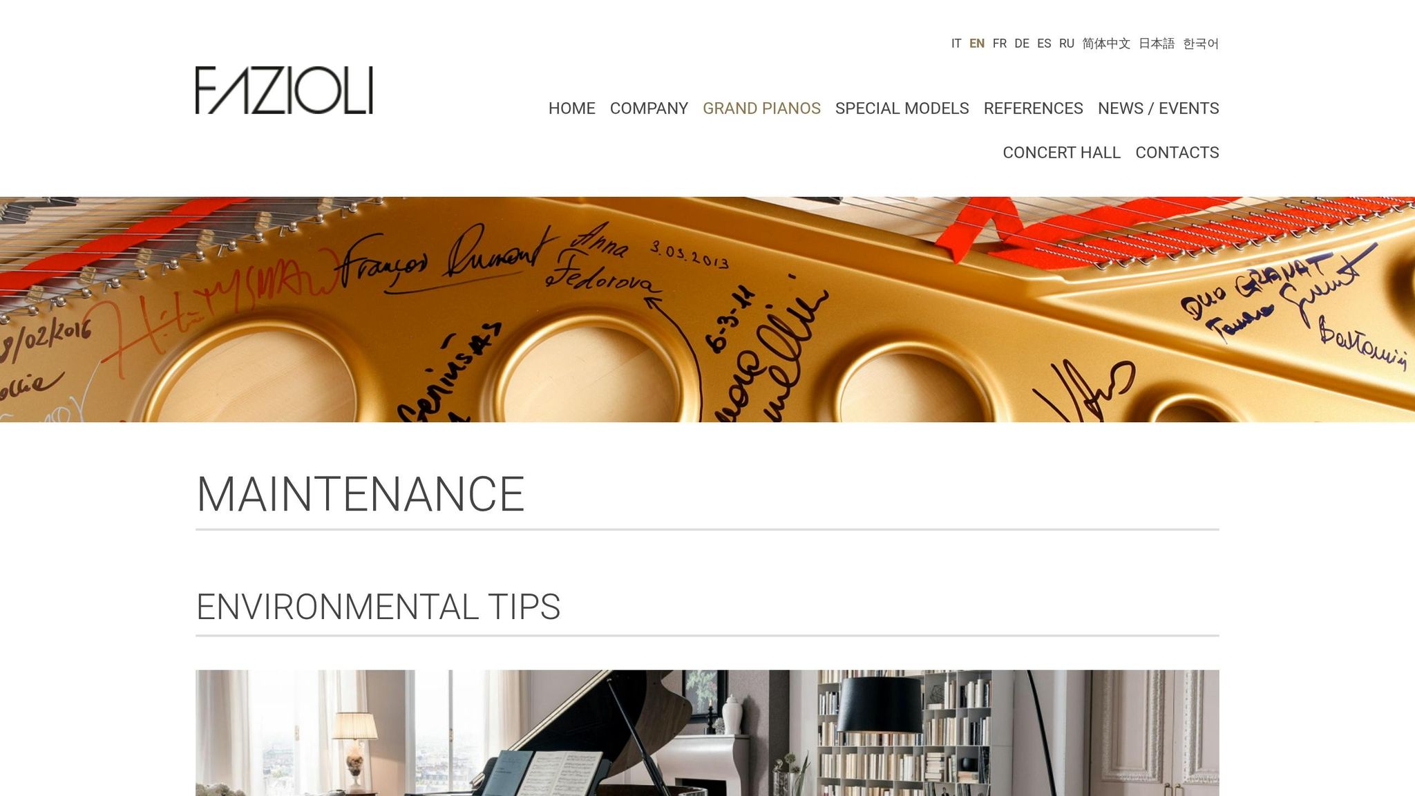 Fazioli Reactive Action Calibrator