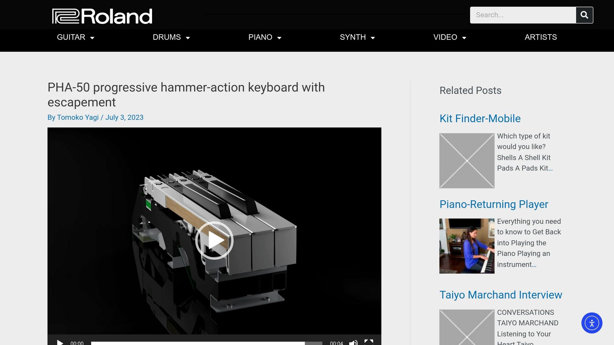 Roland PHA-50 Maintenance Scanner