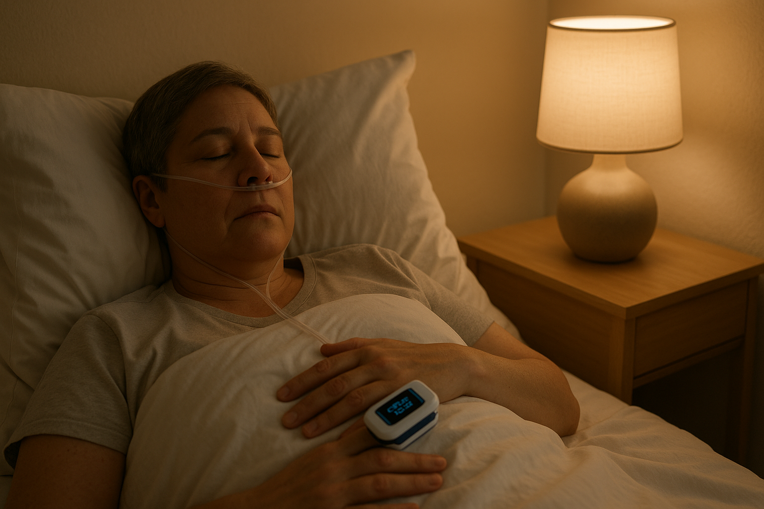 Signs of Nocturnal Oxygen Desaturation in COPD