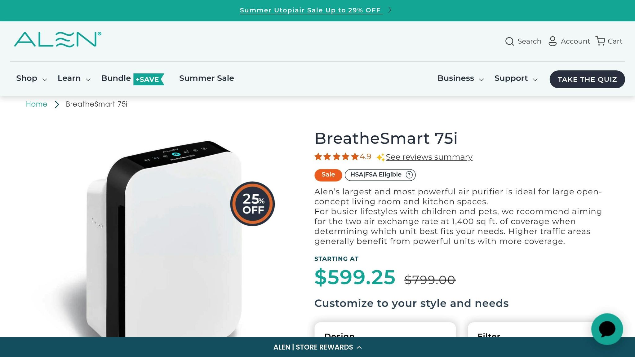 Alen BreatheSmart 75i