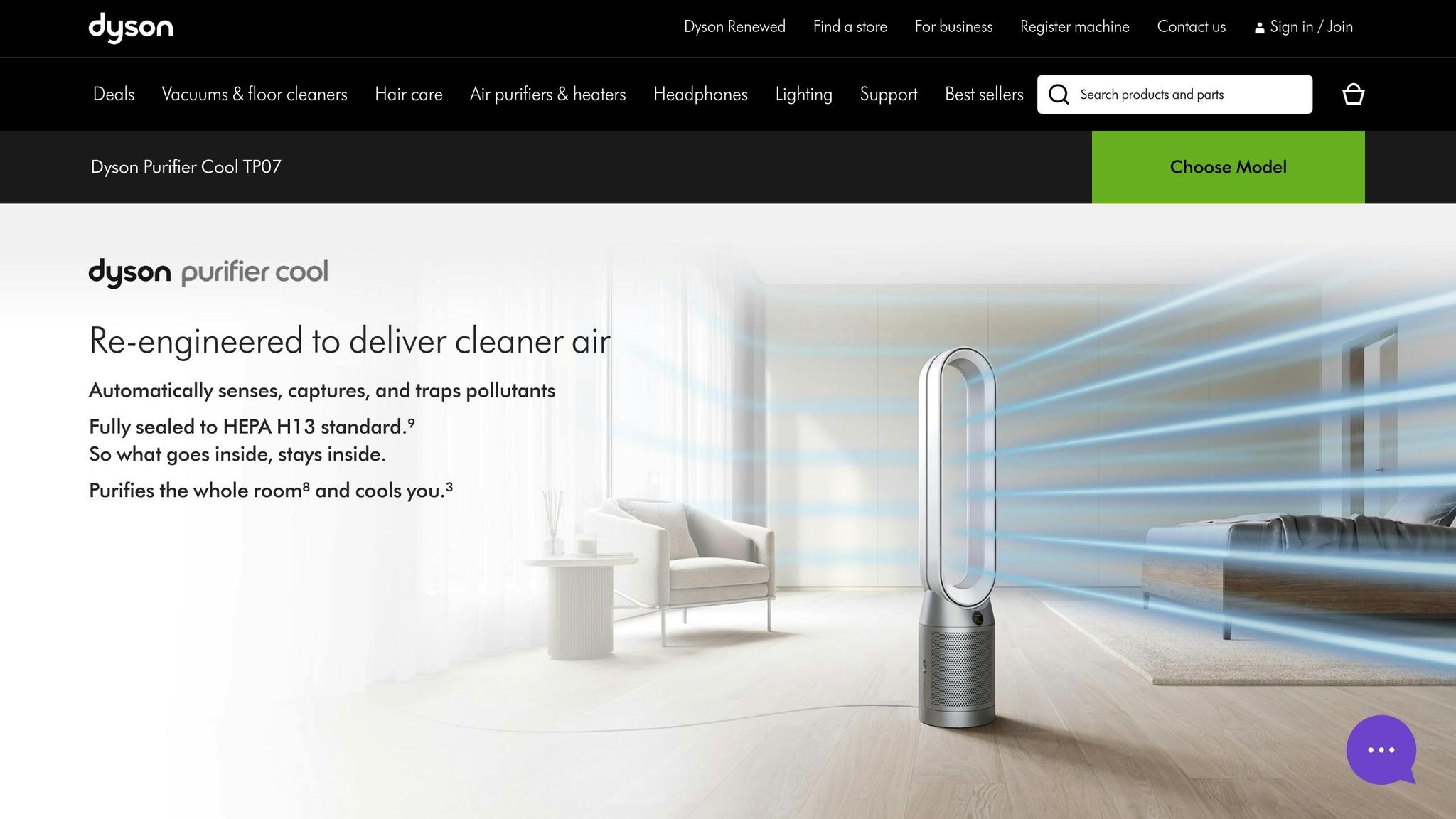 Dyson Purifier Cool TP07