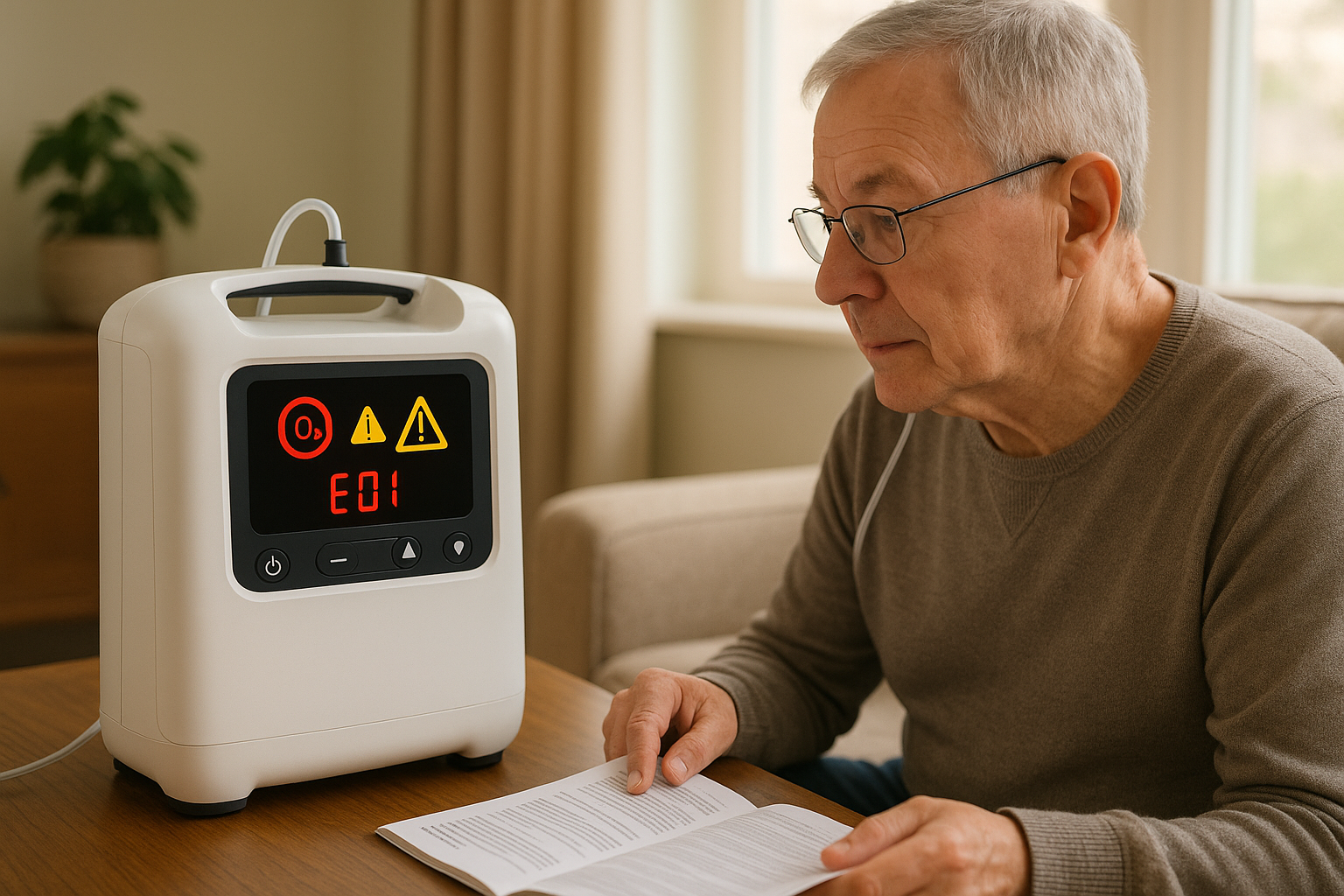Oxygen Concentrator Warning Lights & Error Codes (Inogen, Philips, CAIRE) [2025]