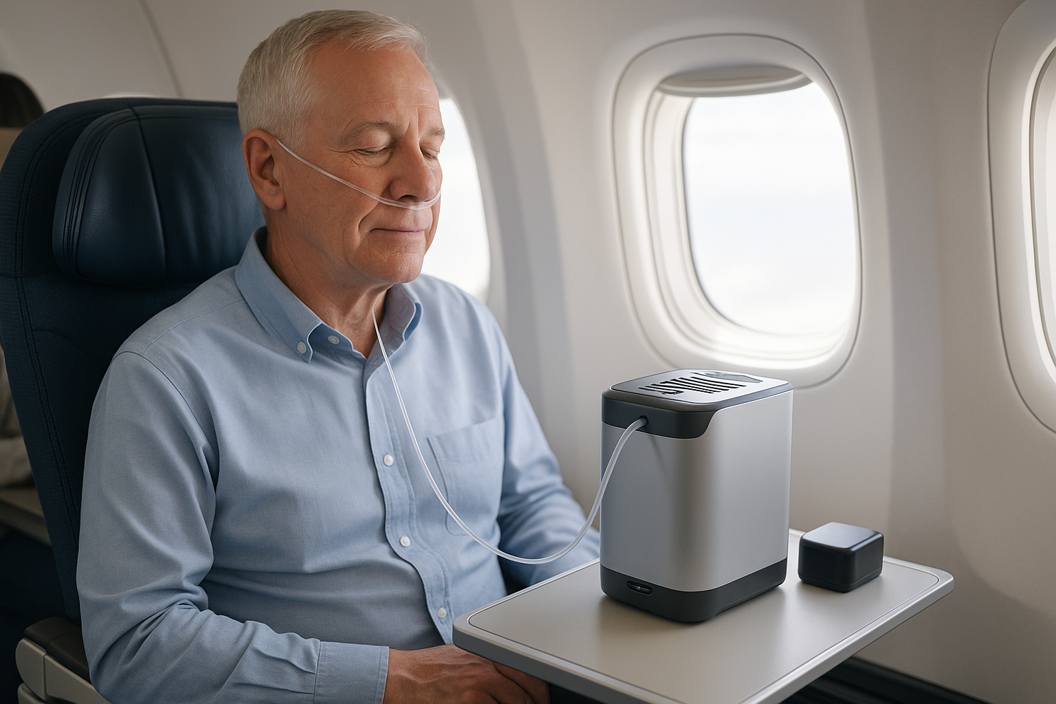 Flying with Oxygen (2025): Airline Rules, Forms & FAA Battery Limits
