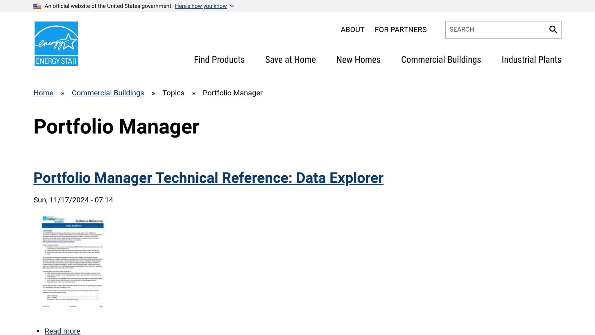 Energy Star Portfolio Manager