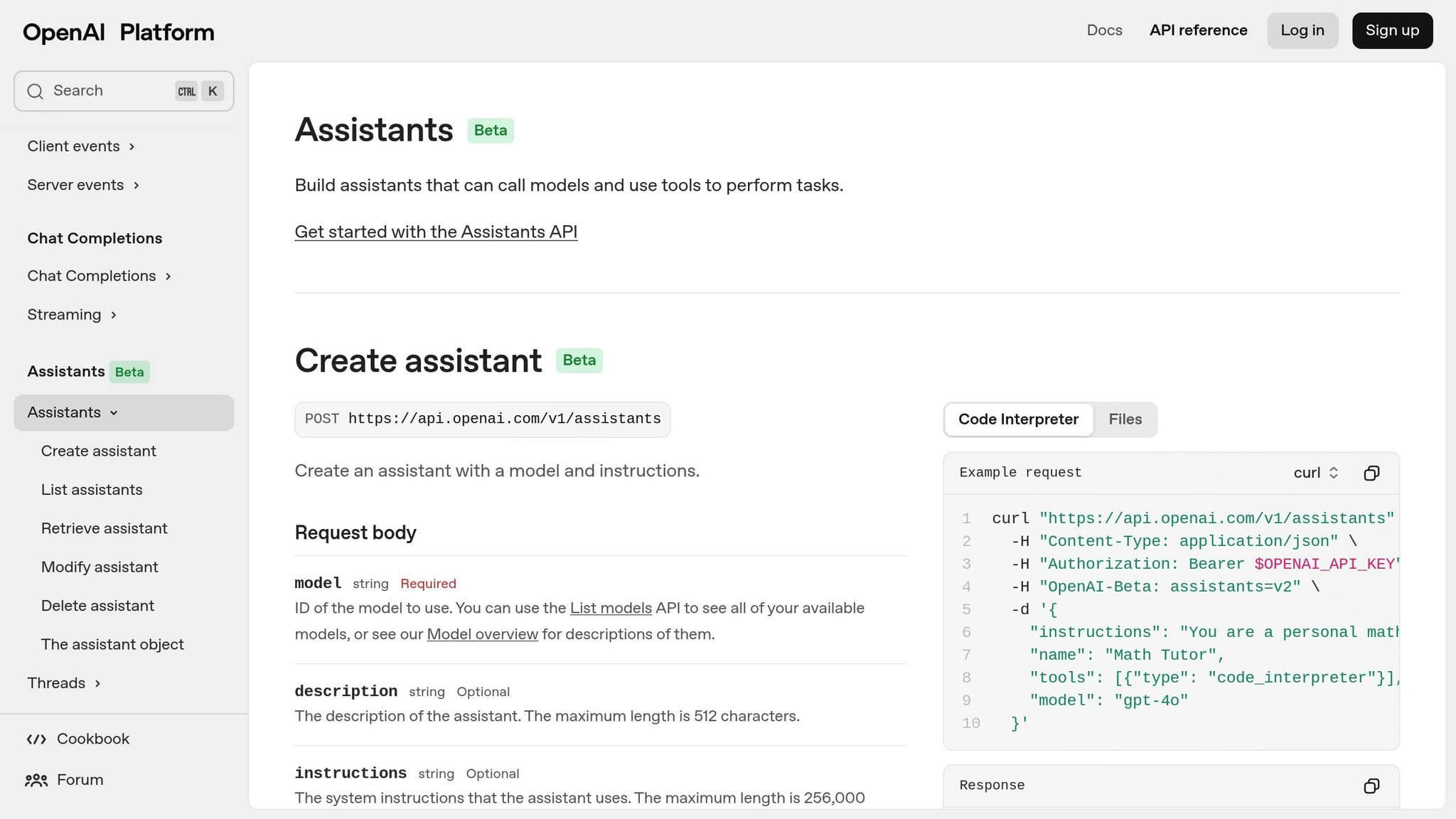 Assistants API