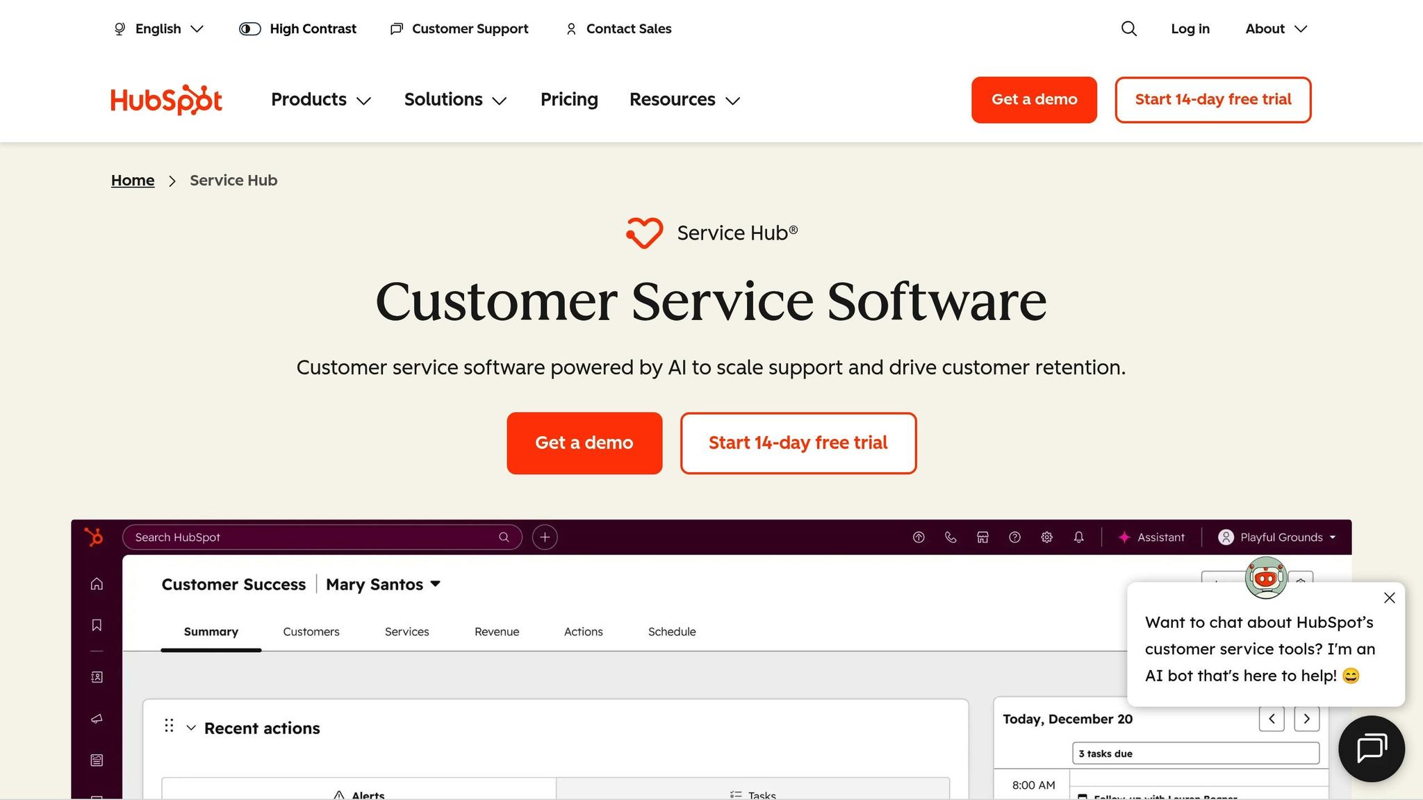 HubSpot Service Hub