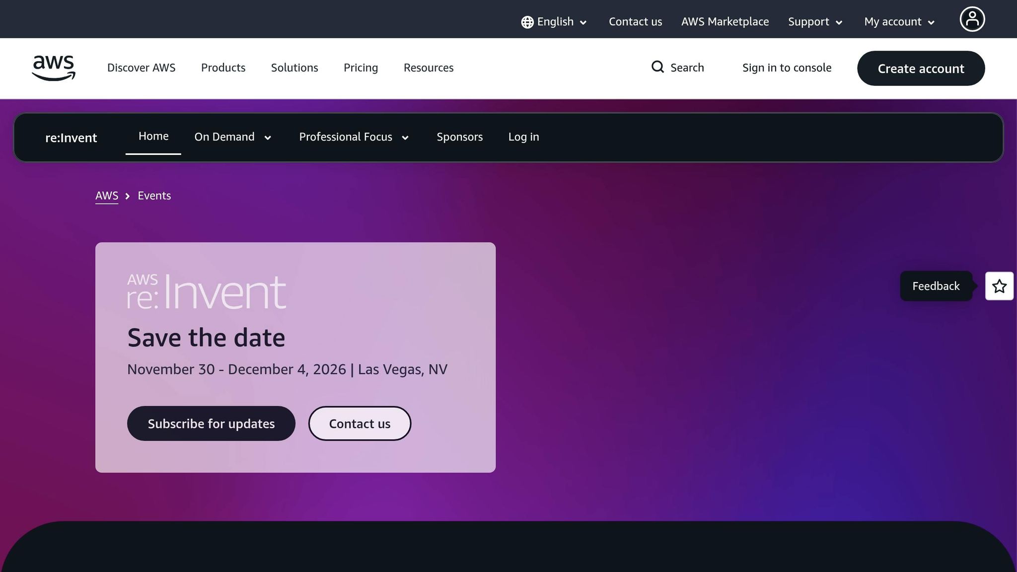 AWS re:Invent