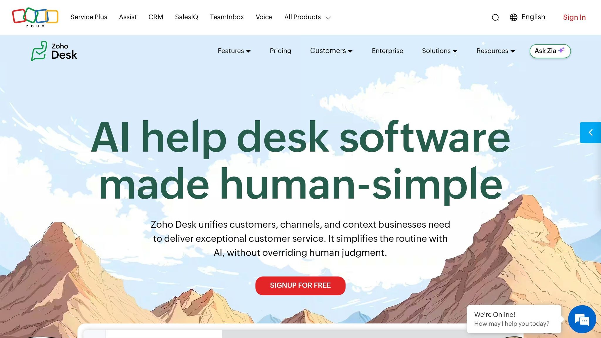 Zoho Desk