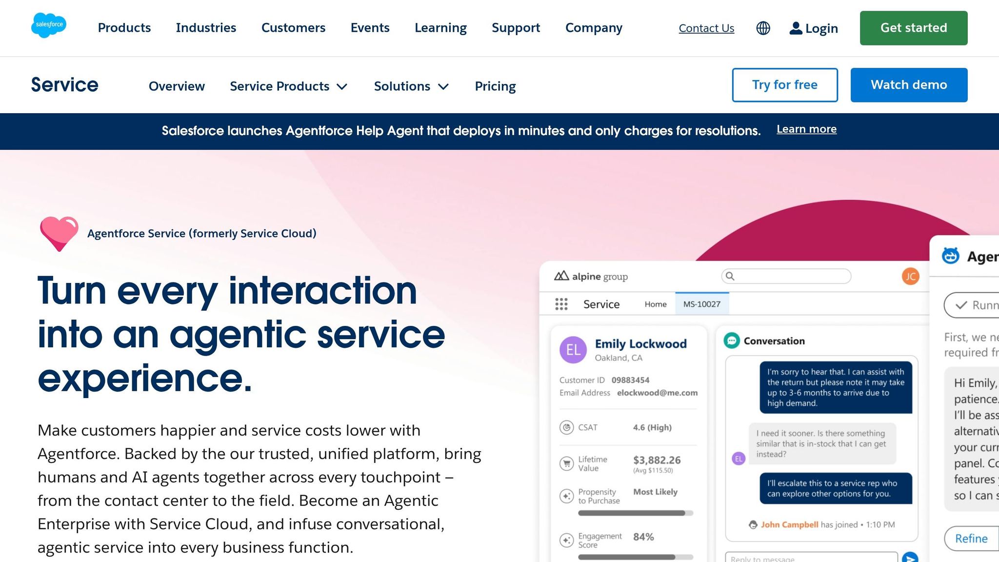Salesforce Service Cloud
