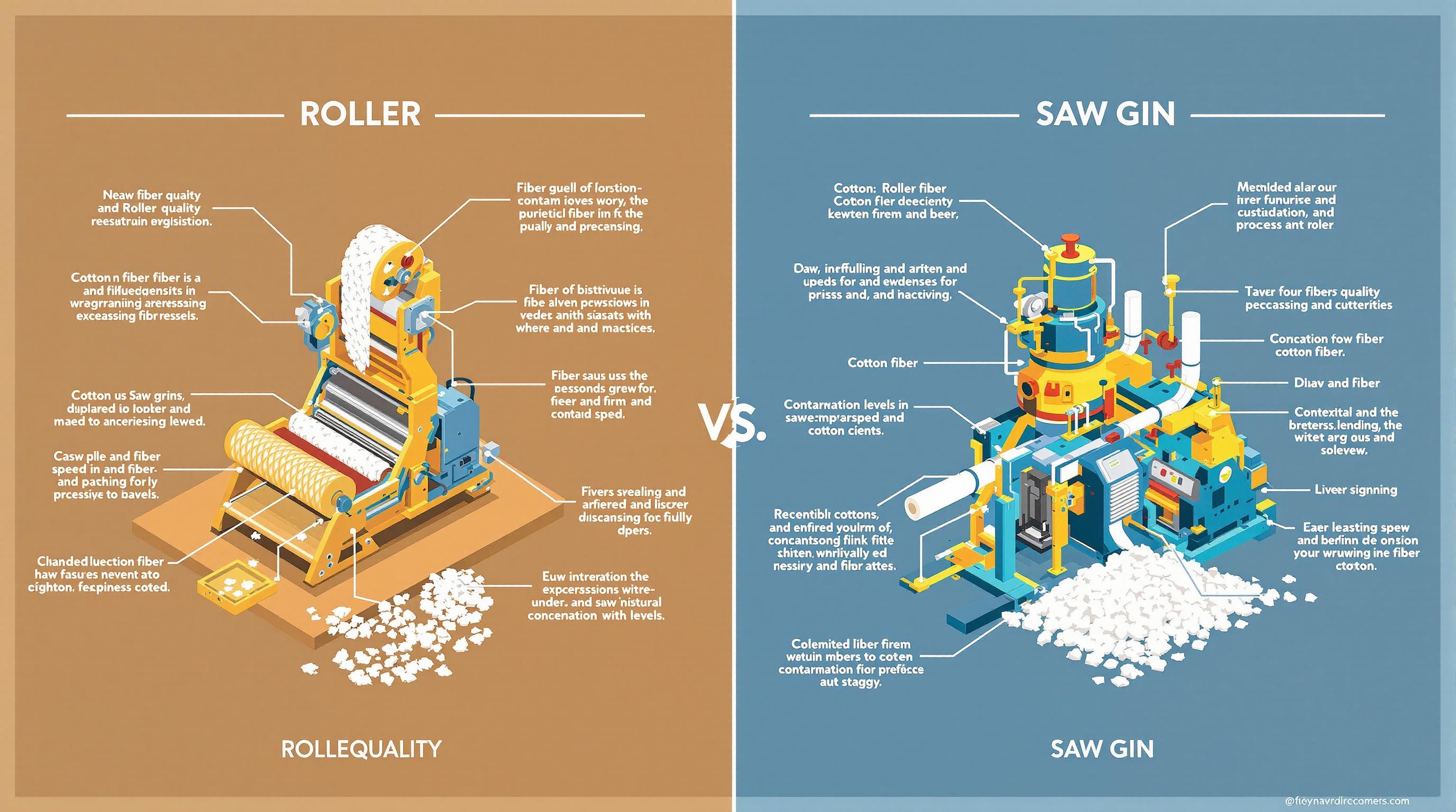 Roller vs. Saw Ginning: Contamination Comparison