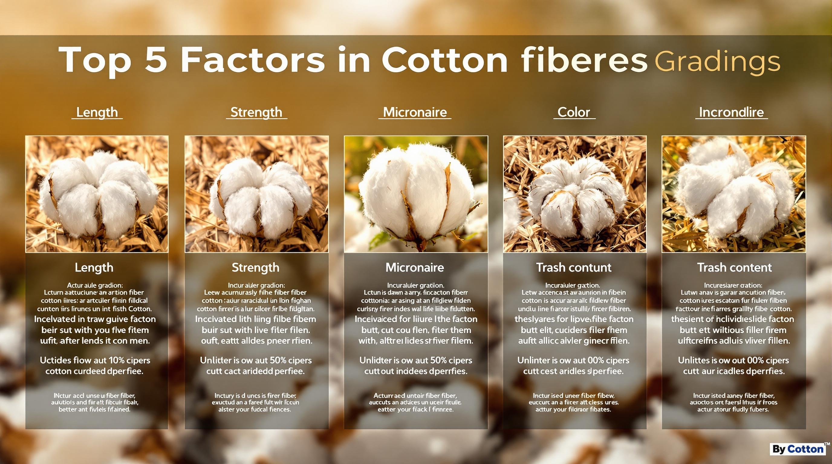 Top 5 Factors in Cotton Fiber Grading