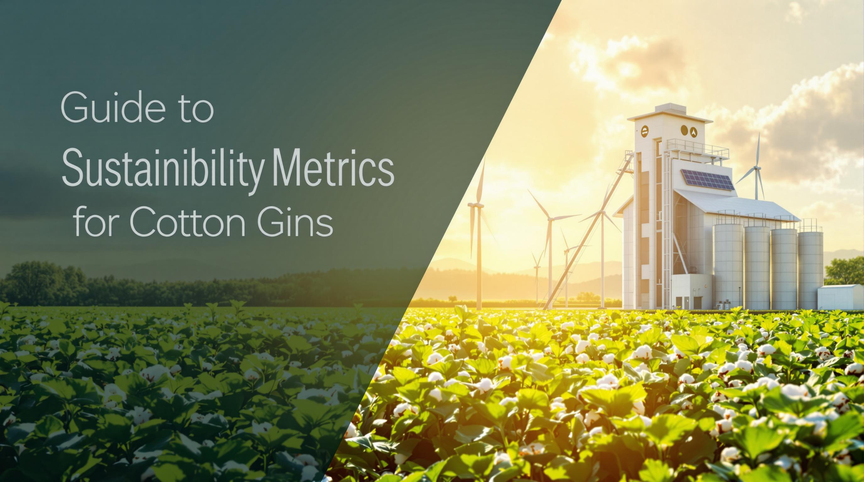 Guide to Sustainability Metrics for Cotton Gins