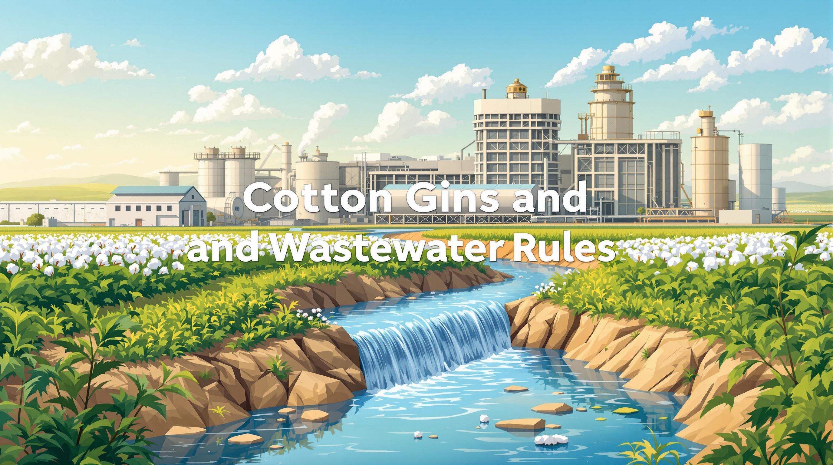 Cotton Gins and Wastewater Rules