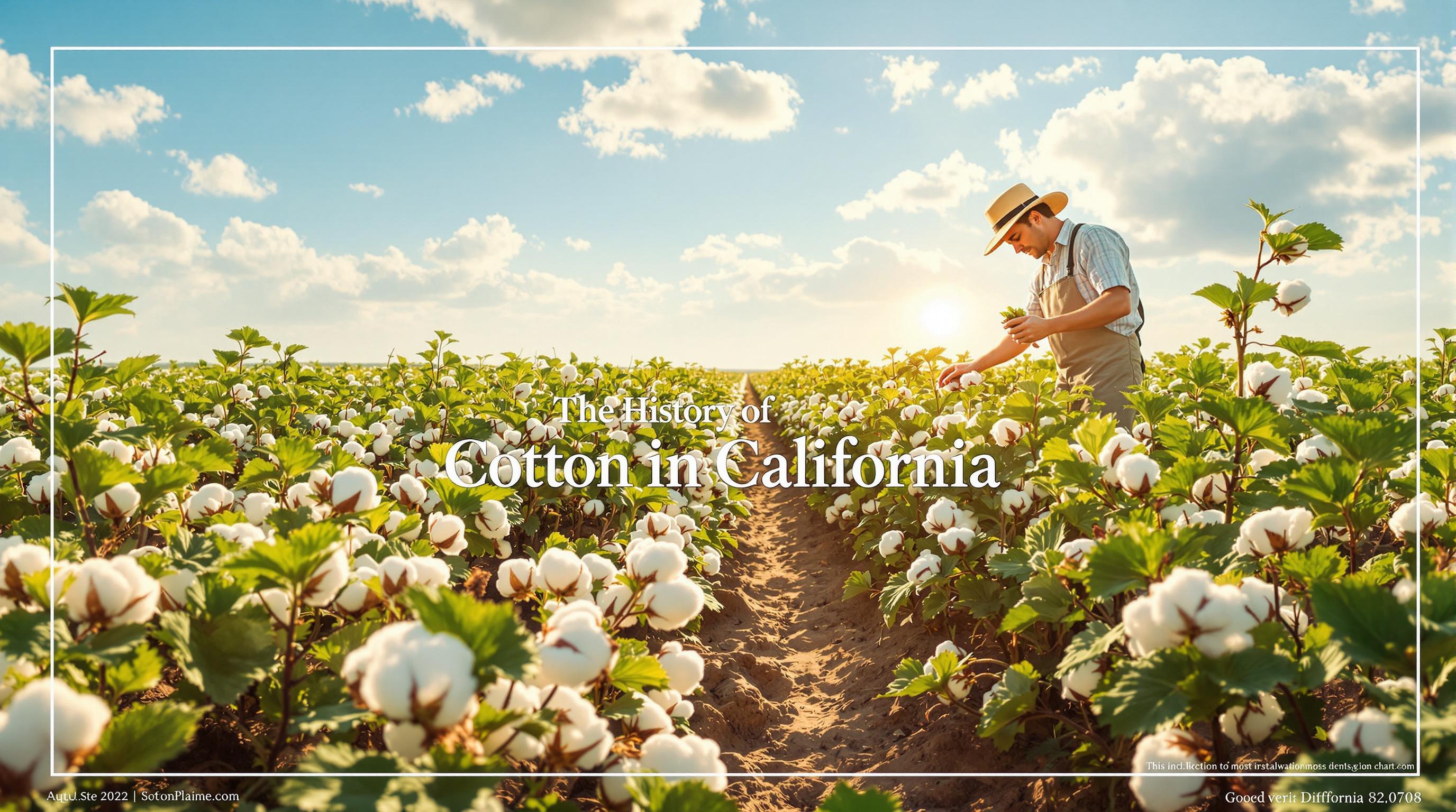 The History Of Cotton In California