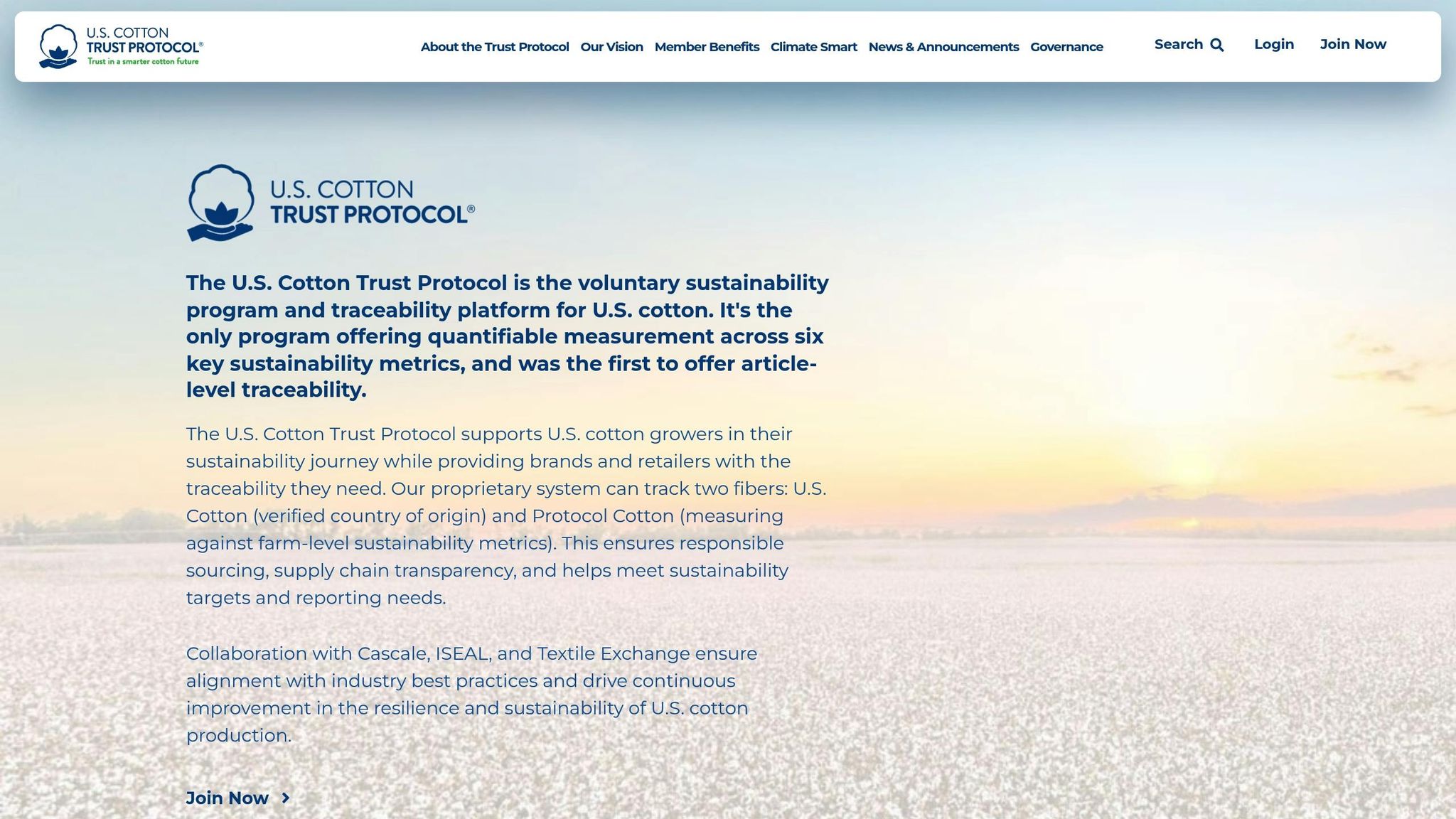 U.S. Cotton Trust Protocol