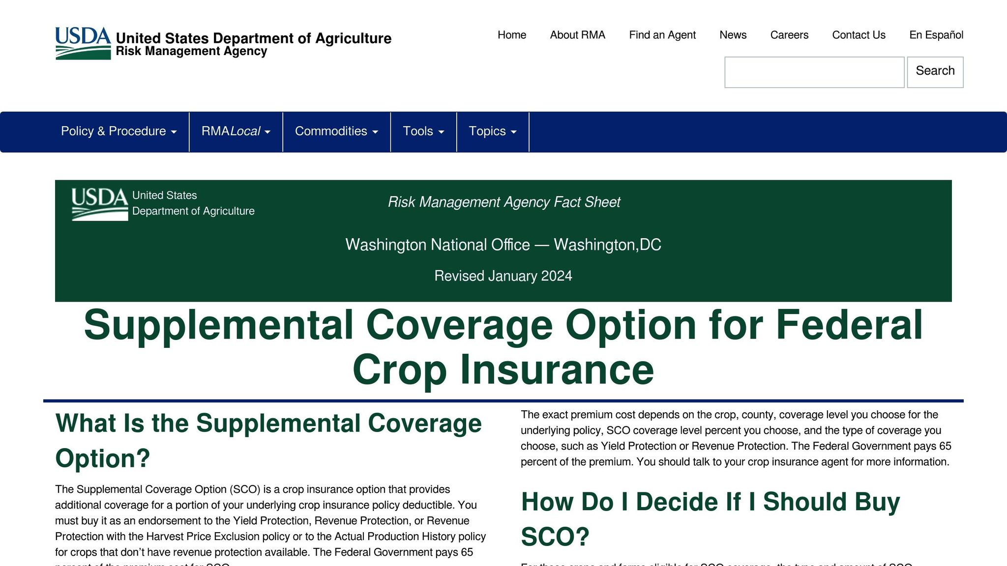 Supplemental Coverage Option
