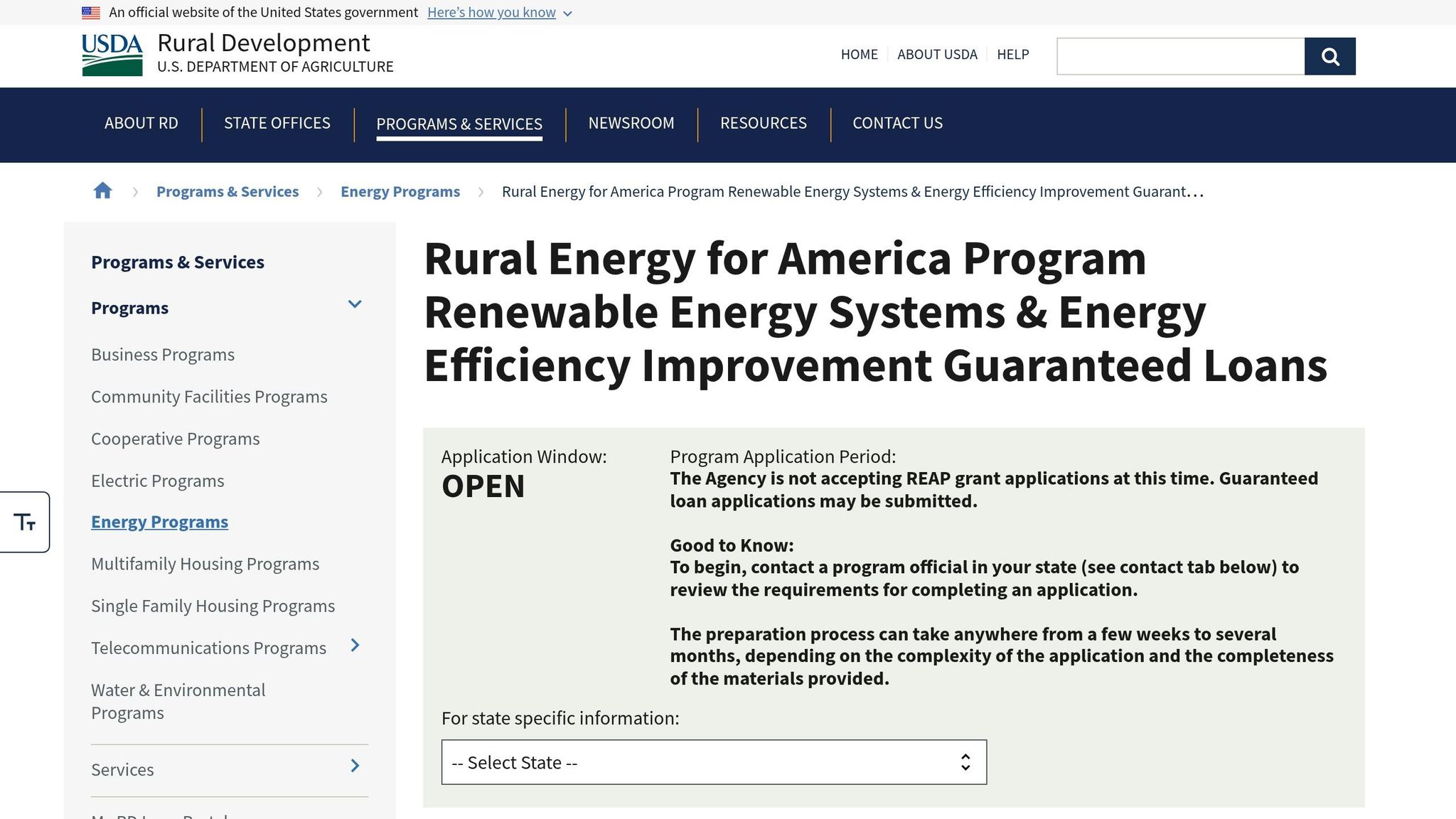 USDA REAP