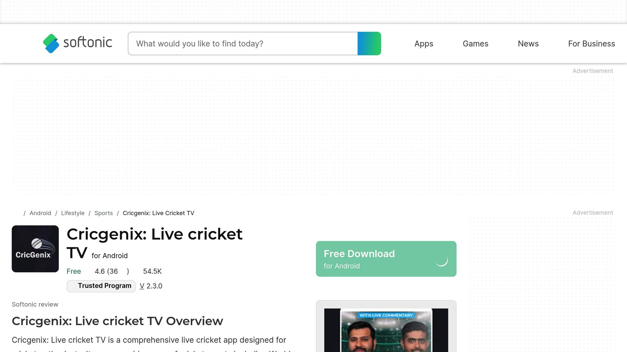 Cricgenix Live Cricket TV