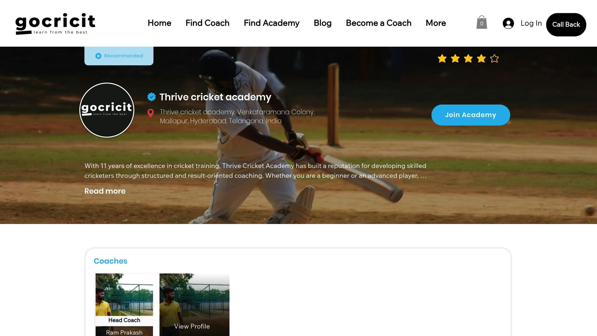 Thrive Cricket