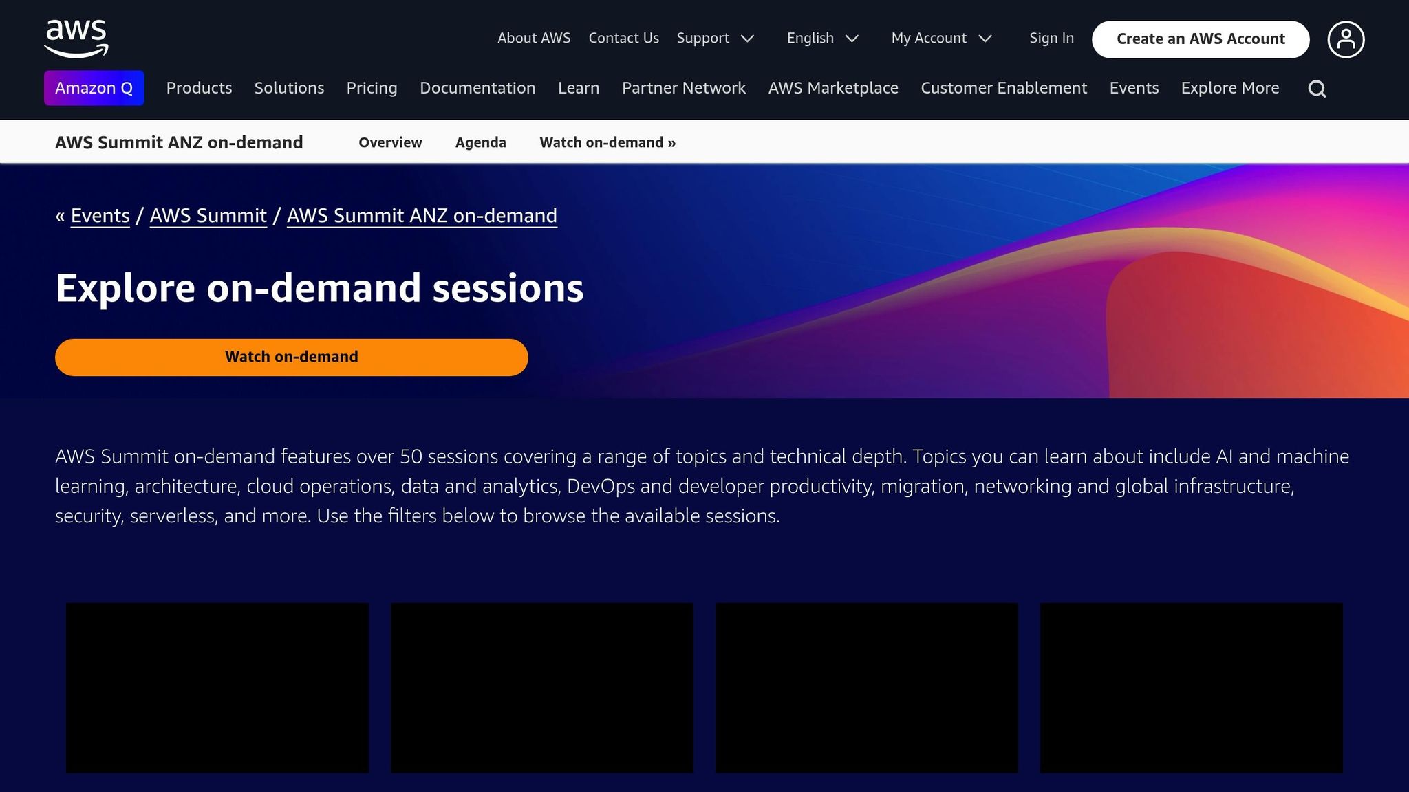 AWS Summit ANZ 2023