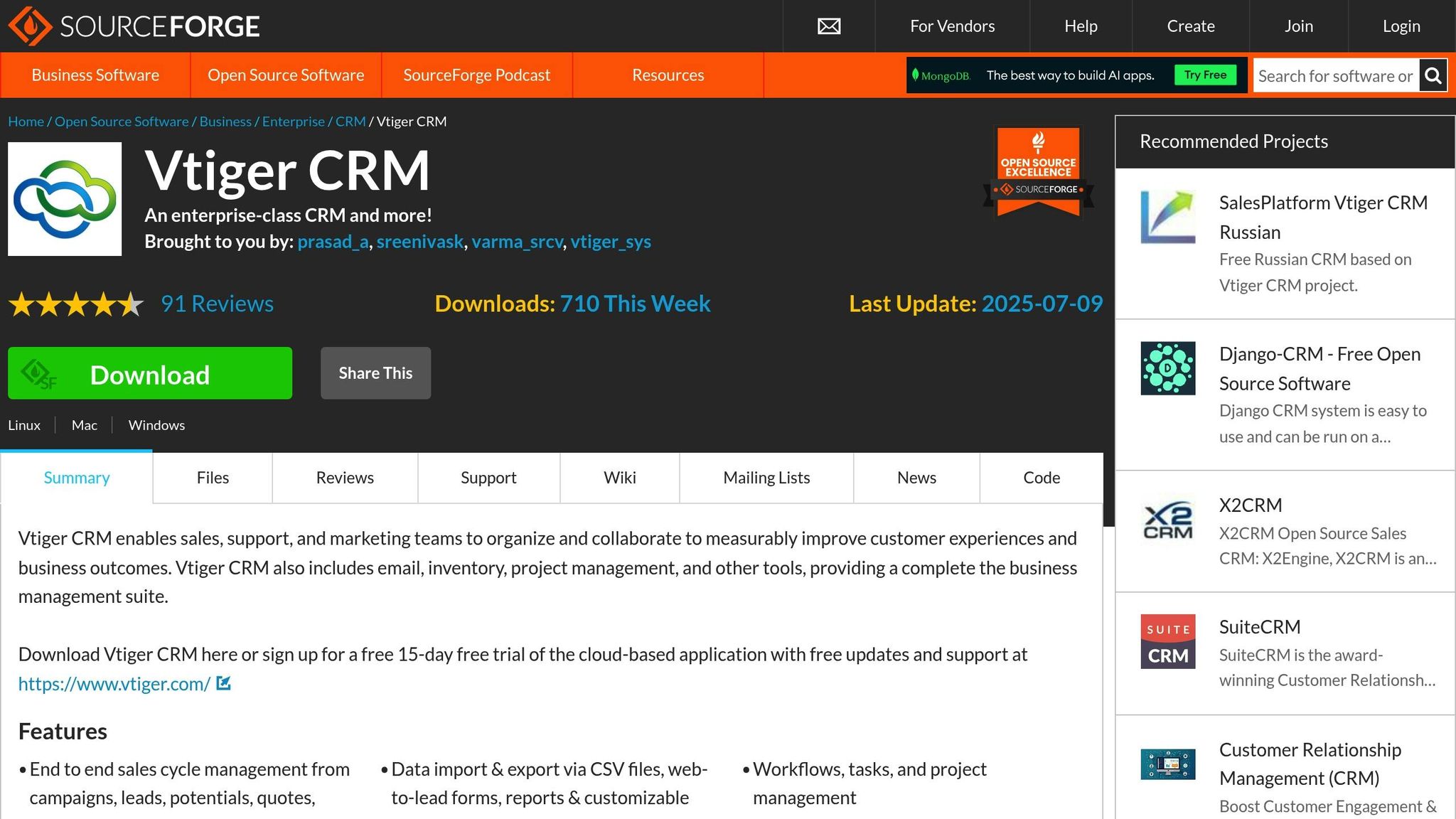 vtiger CRM