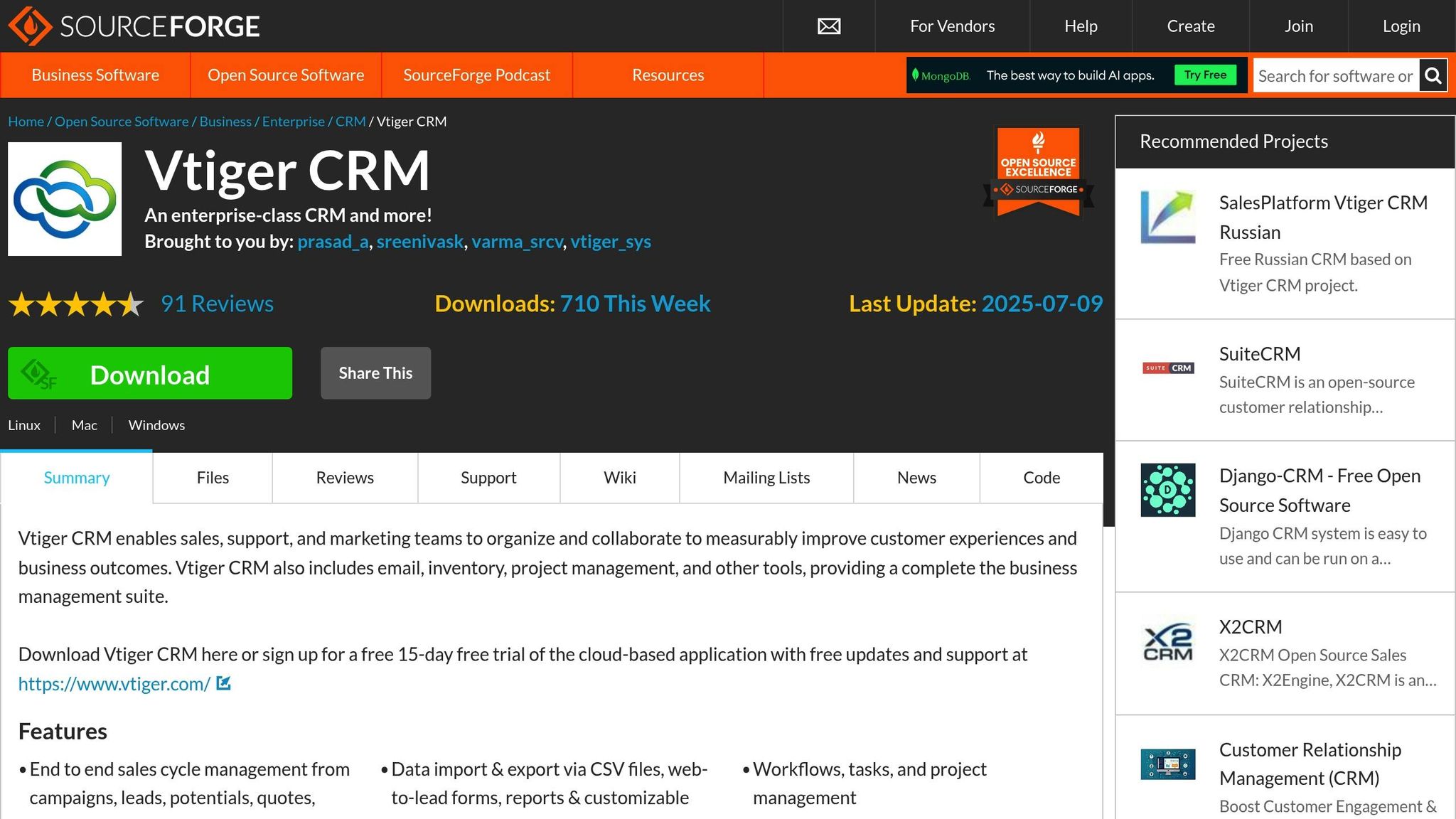 Vtiger CRM