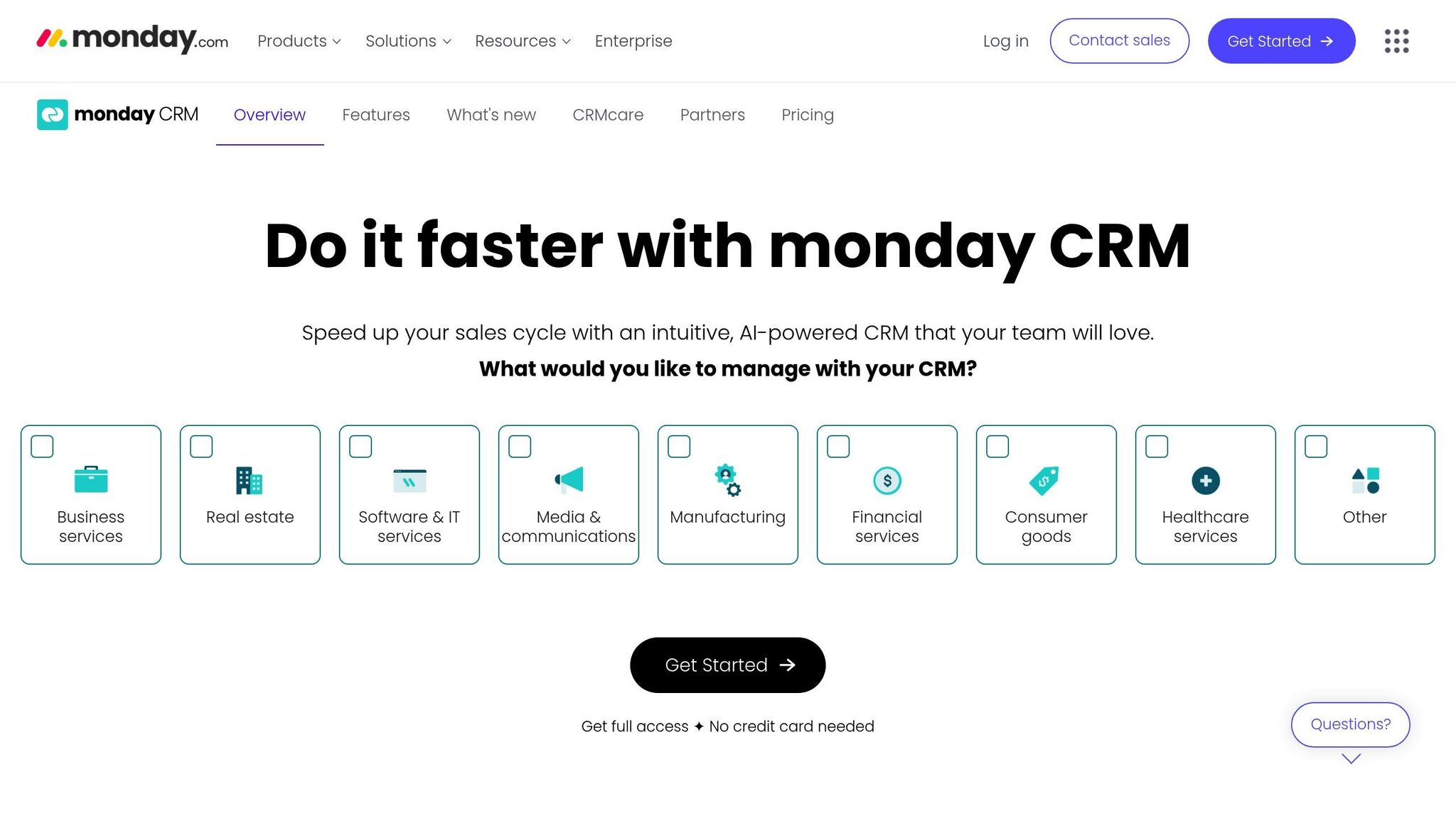Monday.com CRM
