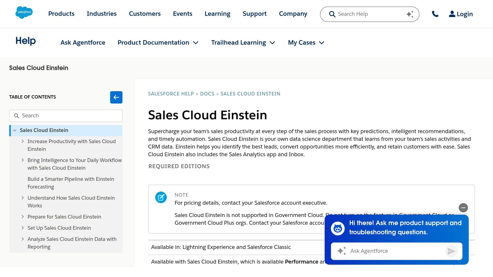 Salesforce Sales Cloud Einstein