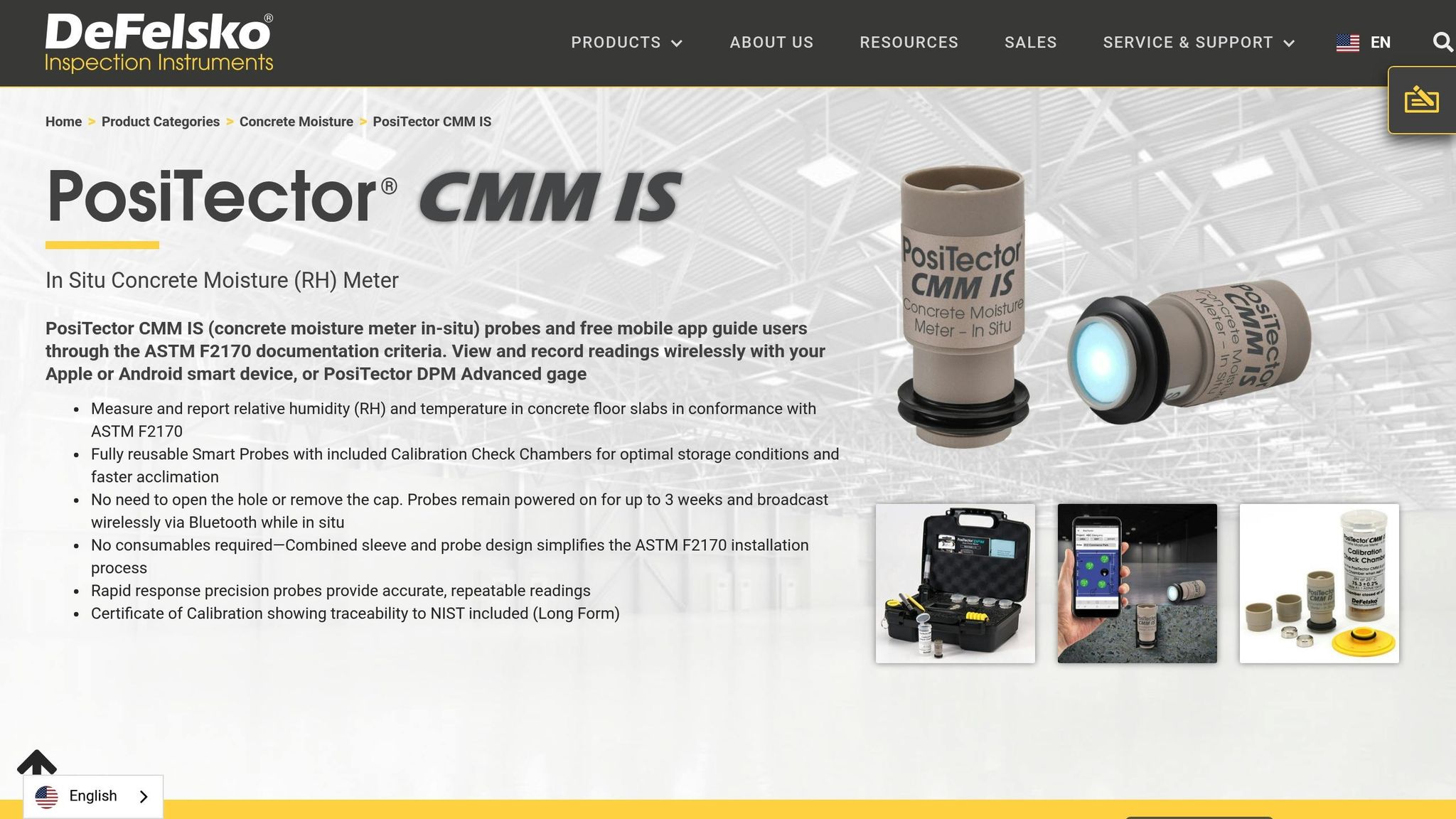How To Test For Hydrostatic Pressure In Concrete Floors 5 Positector Cmm Is