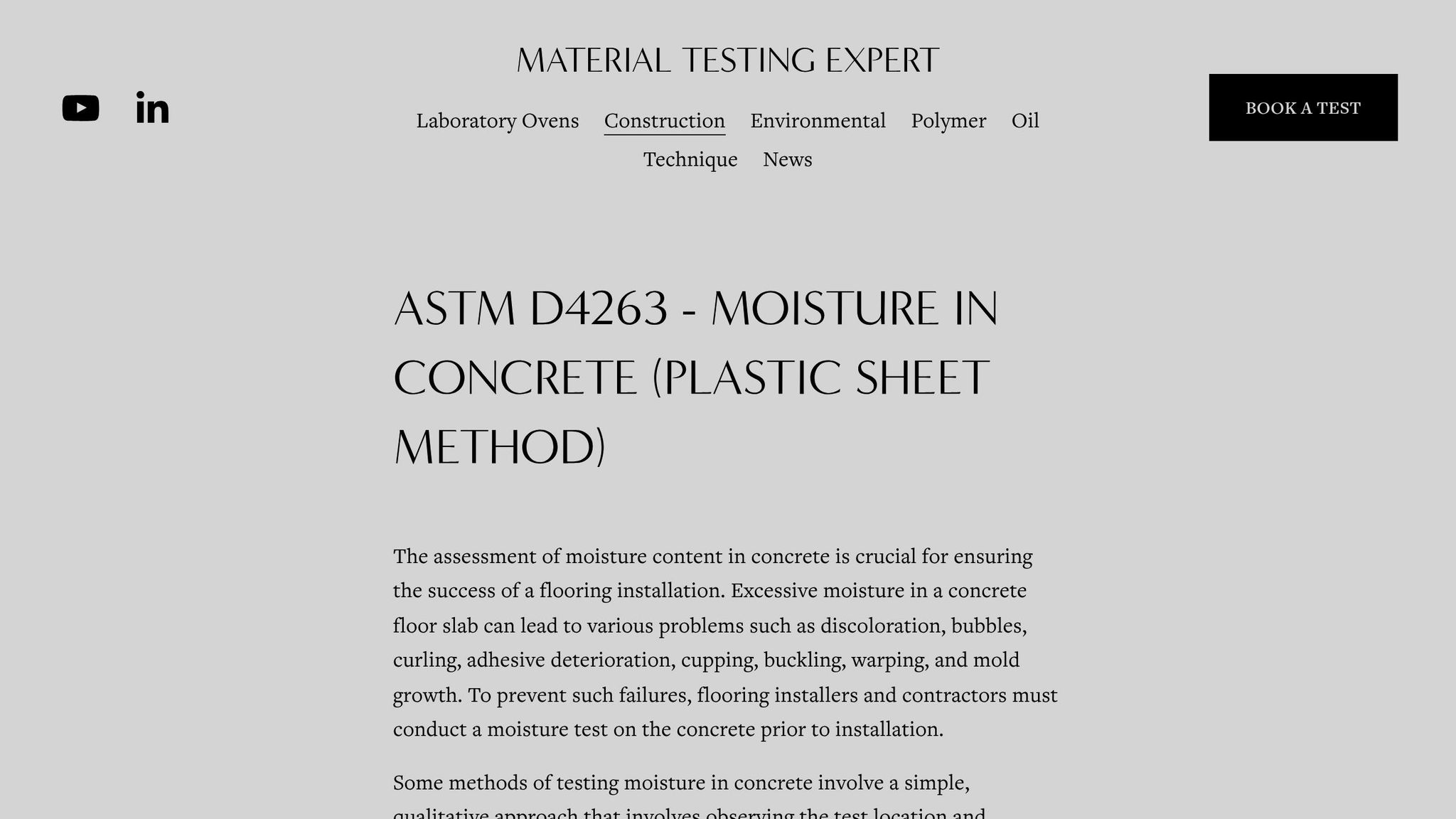 Moisture Control For Concrete Coatings: Guide 6 Astm D4263