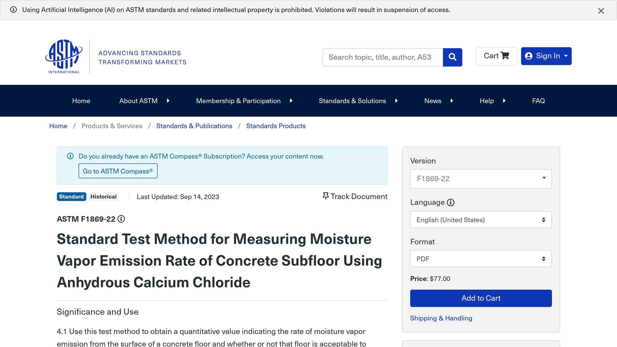 Moisture Vapor Emission Testing: Key Standards 5 Astm F1869