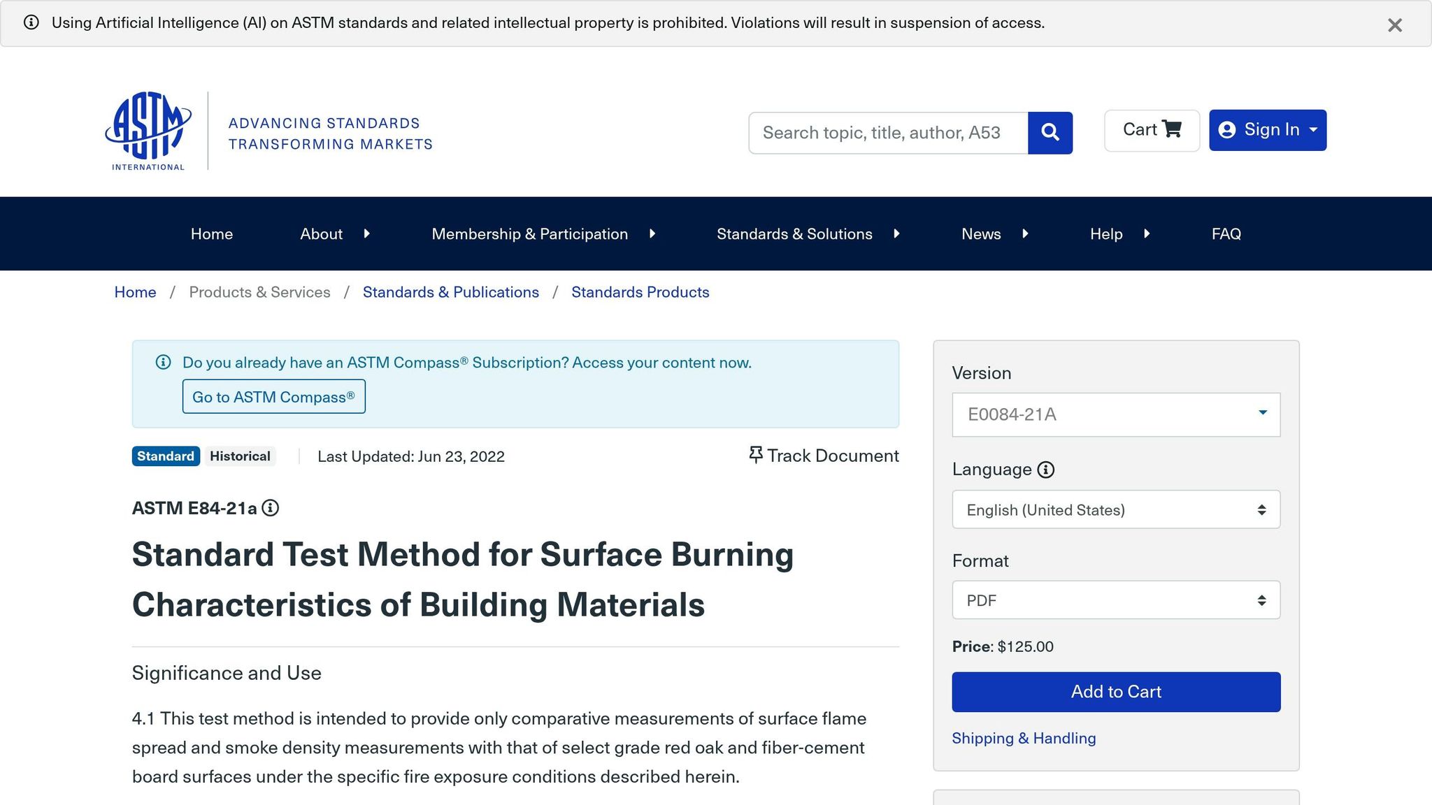 Floor Coating Test Standards: Fire And Smoke 2 Astm E84