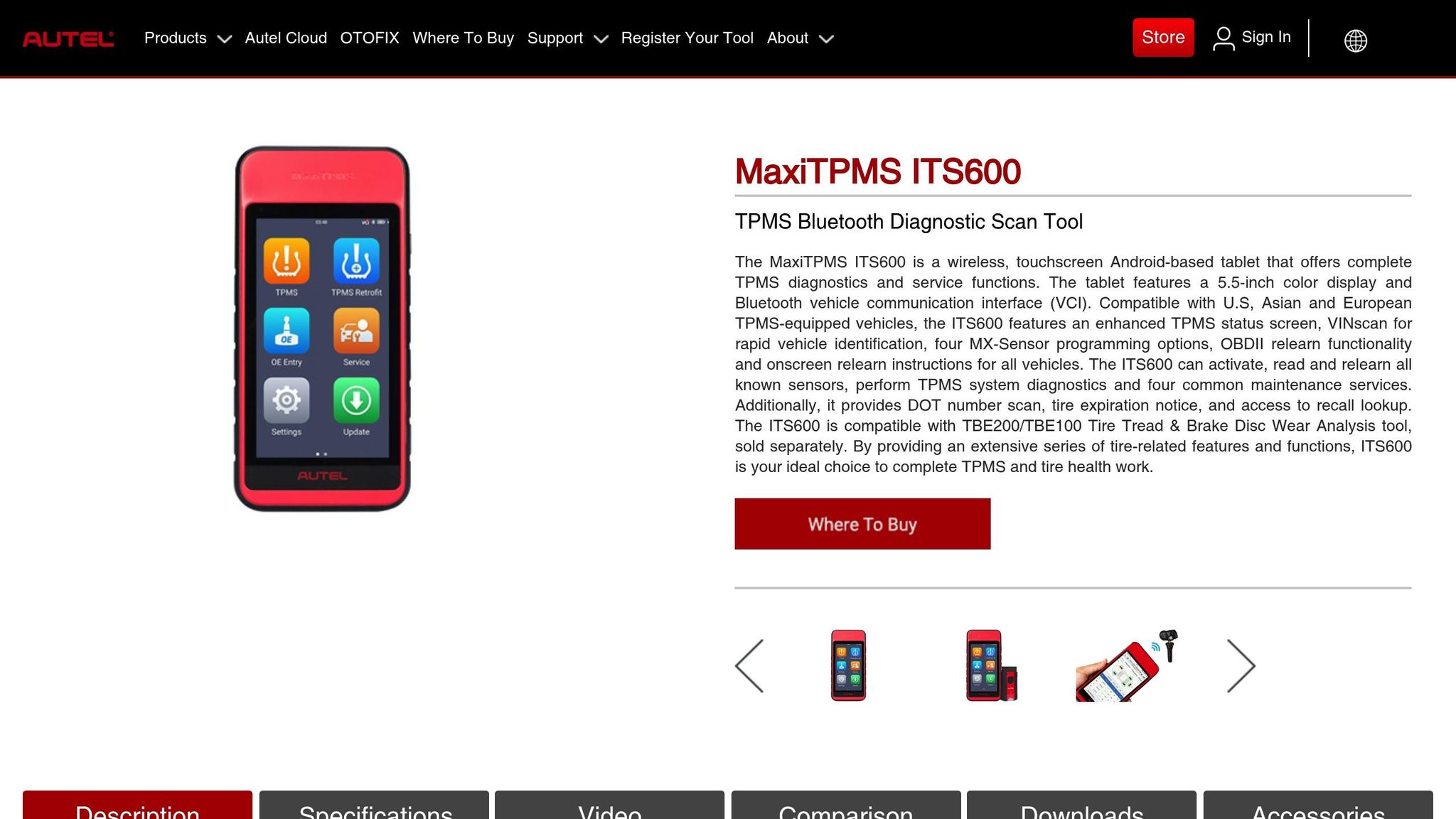 Autel MaxiTPMS ITS600