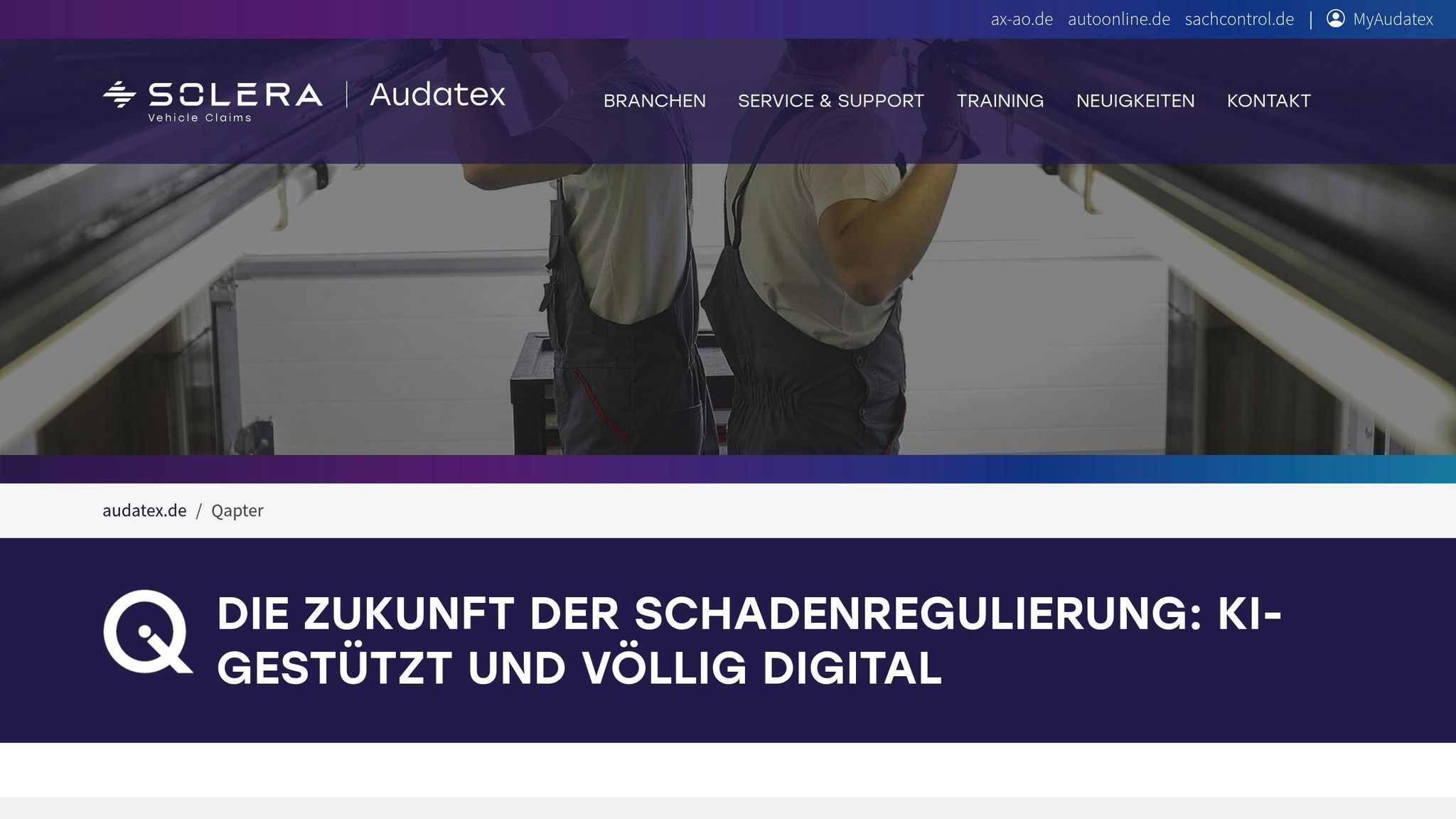 Audatex Qapter