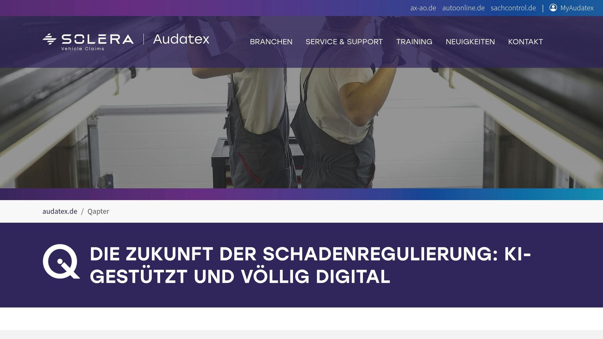 Audatex Qapter