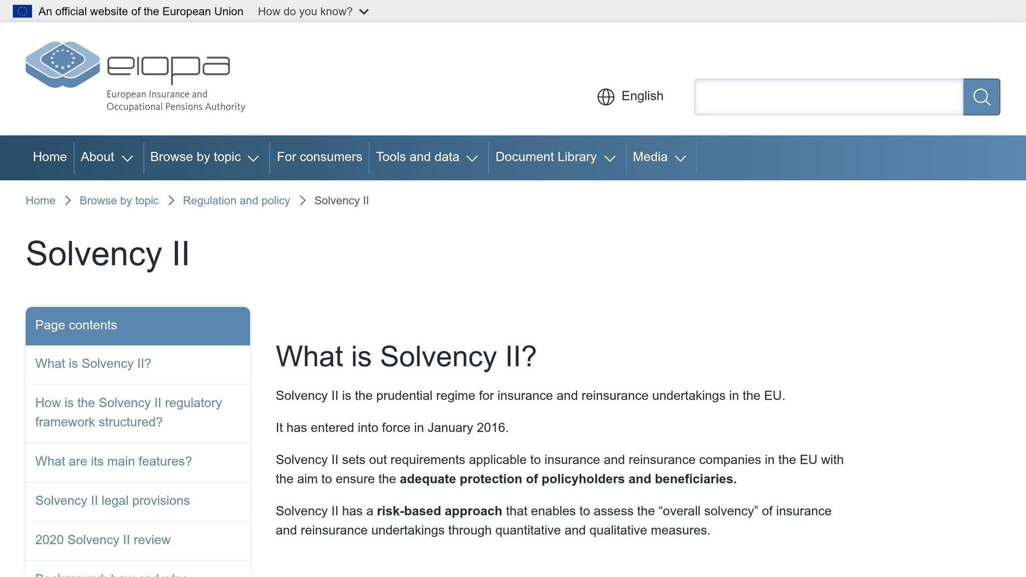 Solvency II