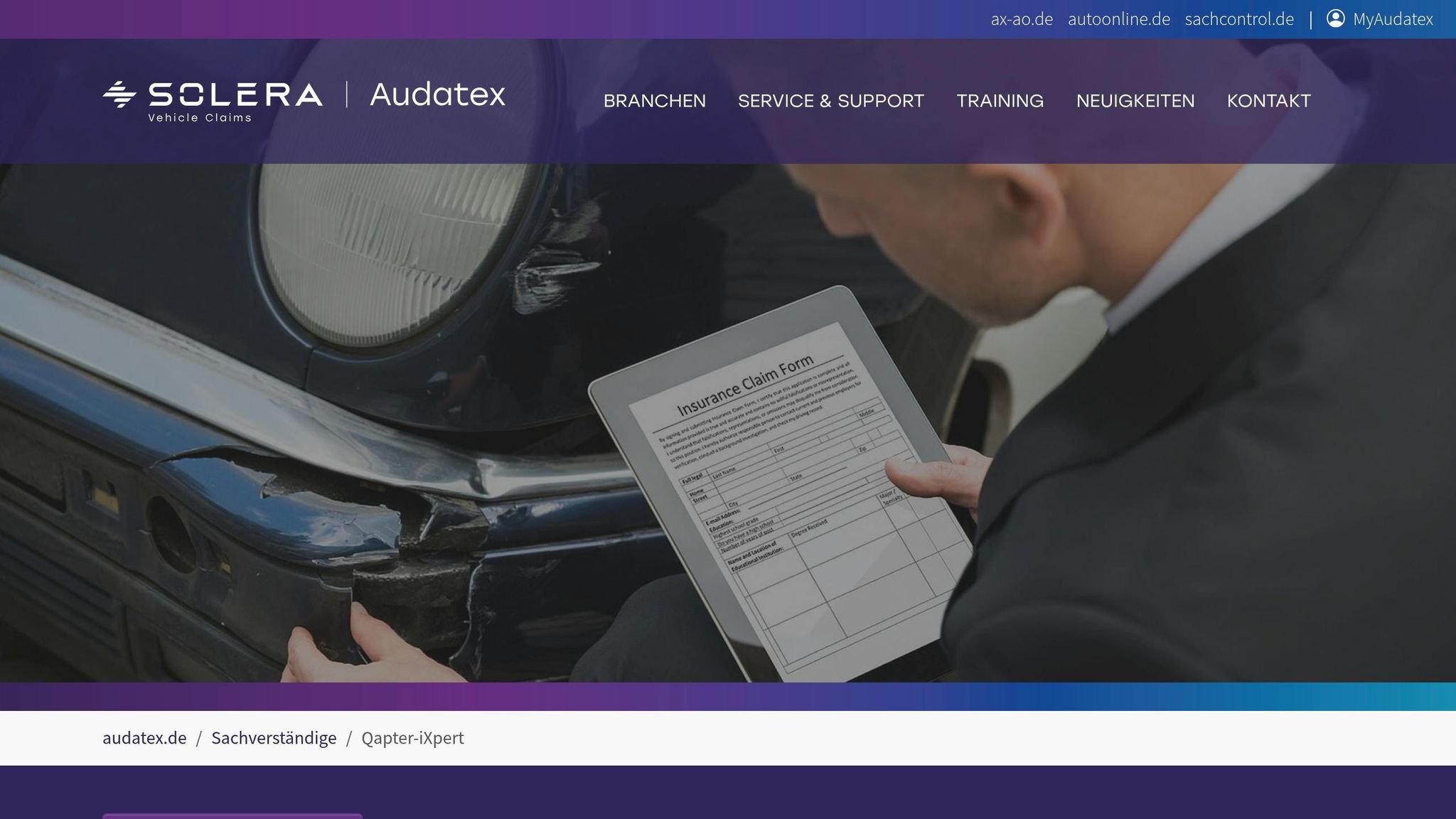 Audatex Qapter iXpert