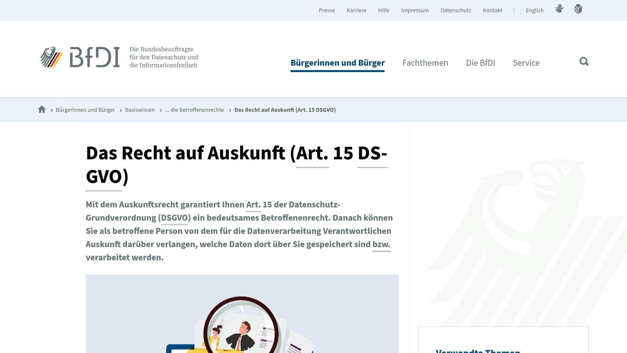 Art. 15 DSGVO