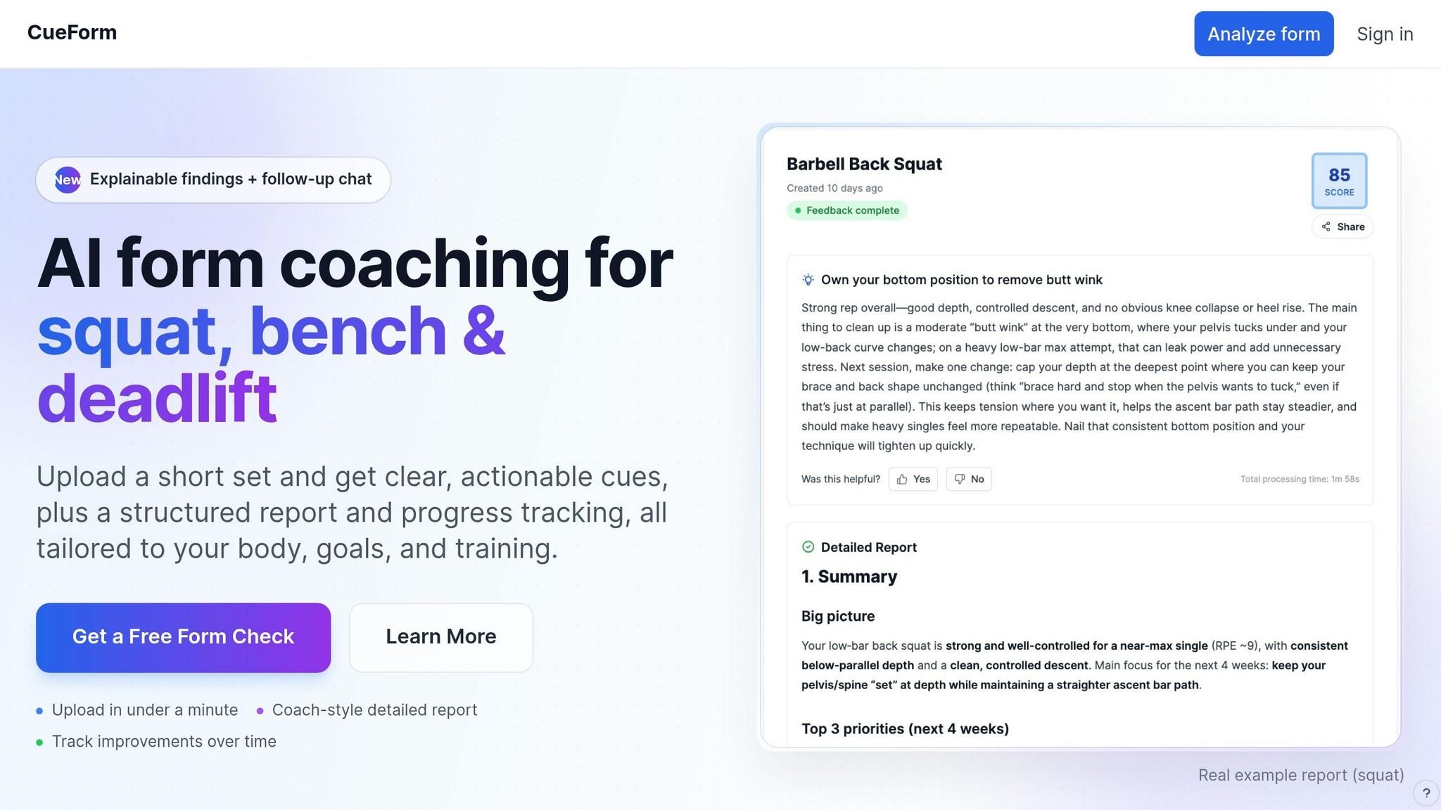CueForm AI