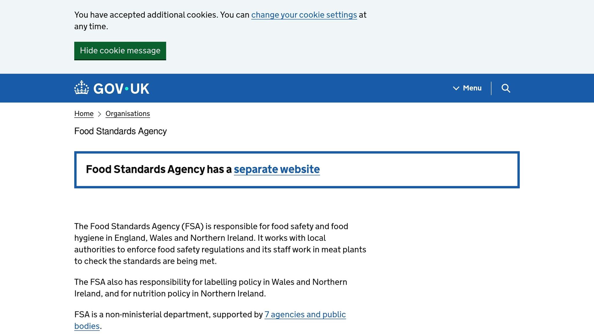 Food Standards Agency