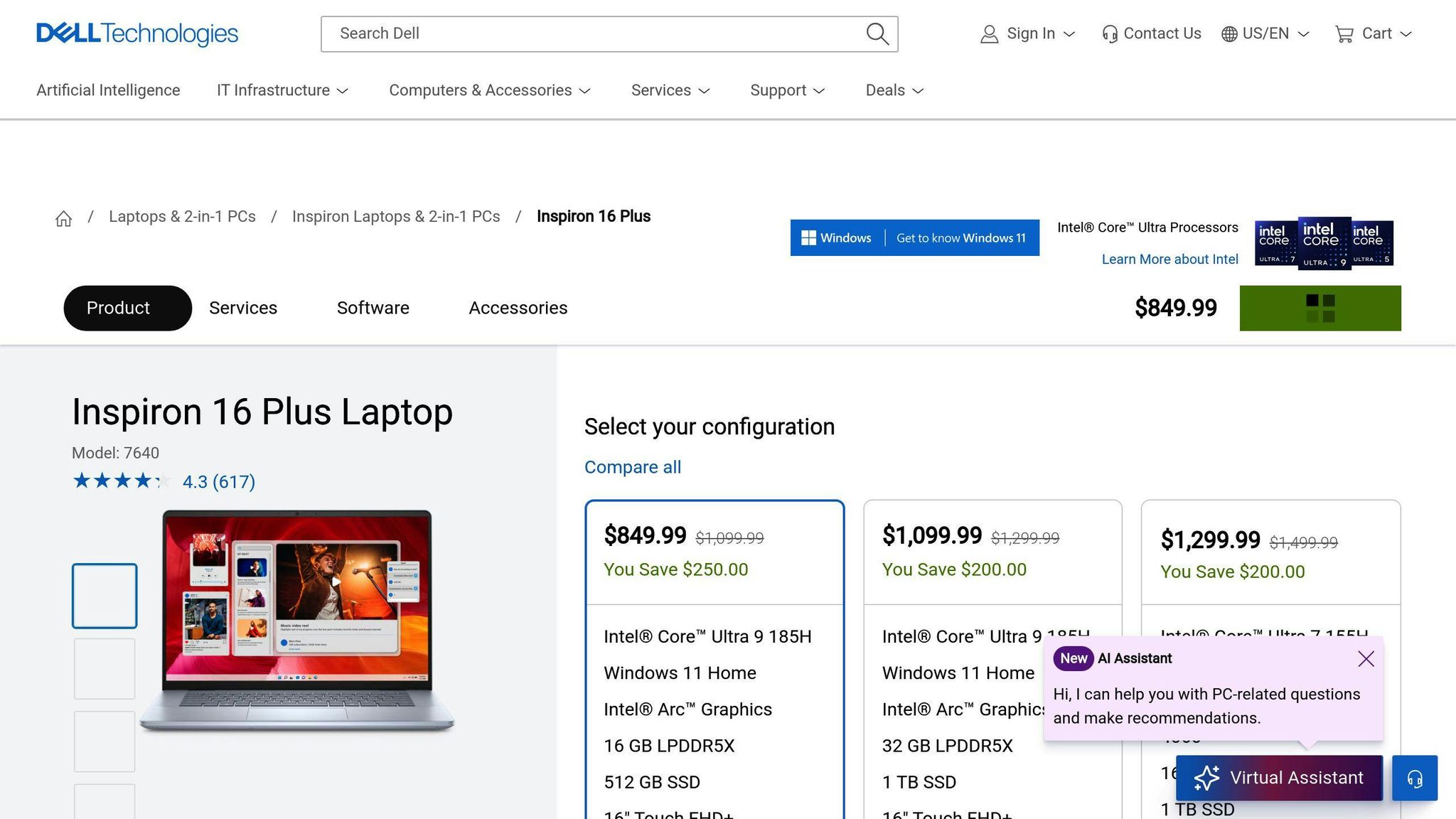 Dell Inspiron 16 Plus