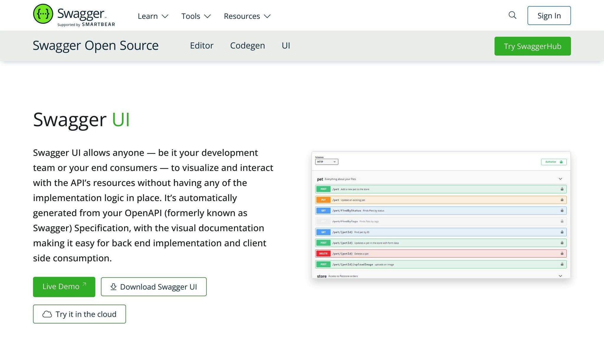Swagger UI