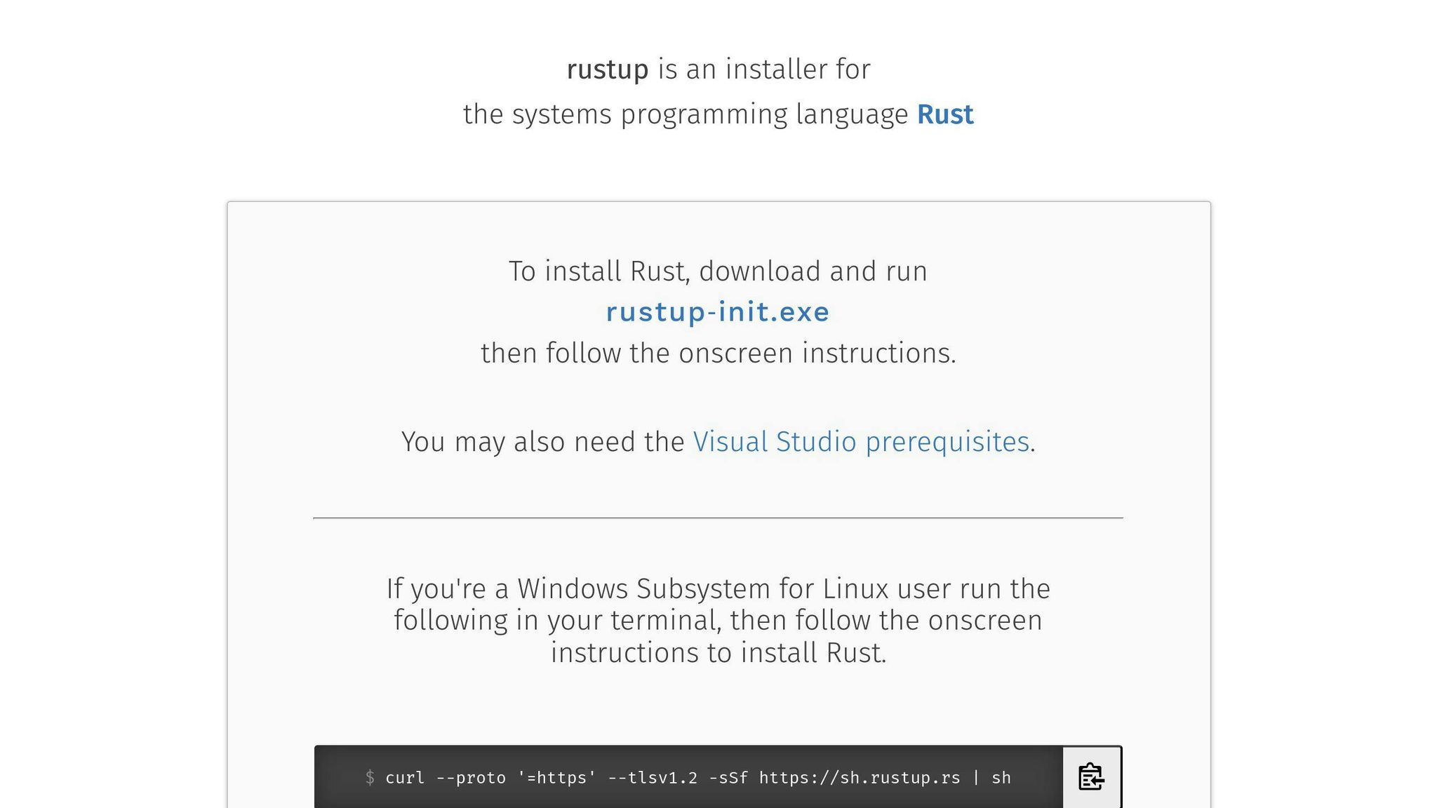 rustup